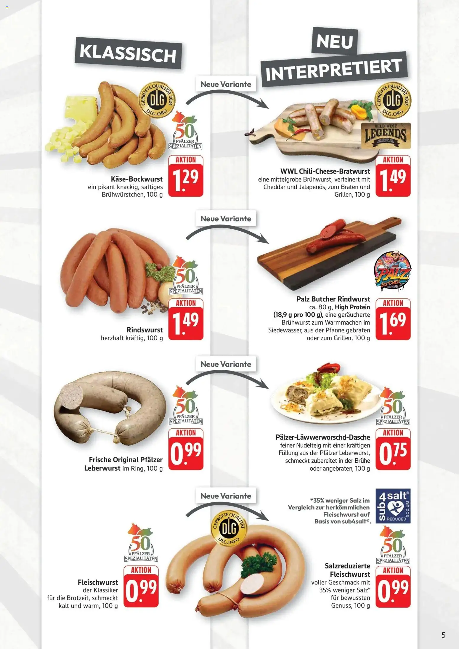 Edeka Prospekt Kröppen (ab 26.10.2026) » Angebote Online | Seite: 5 | Produkte: Spezialitäten, Brühe, Salz