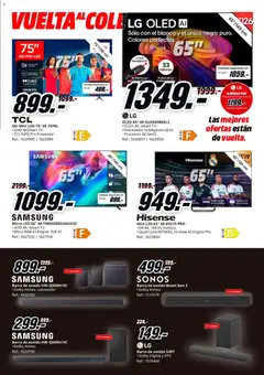 Vista previa Media Markt folleto válido desde el 07/09/2026 | Página: 19 | Productos: Barra de sonido, Té, Navegación