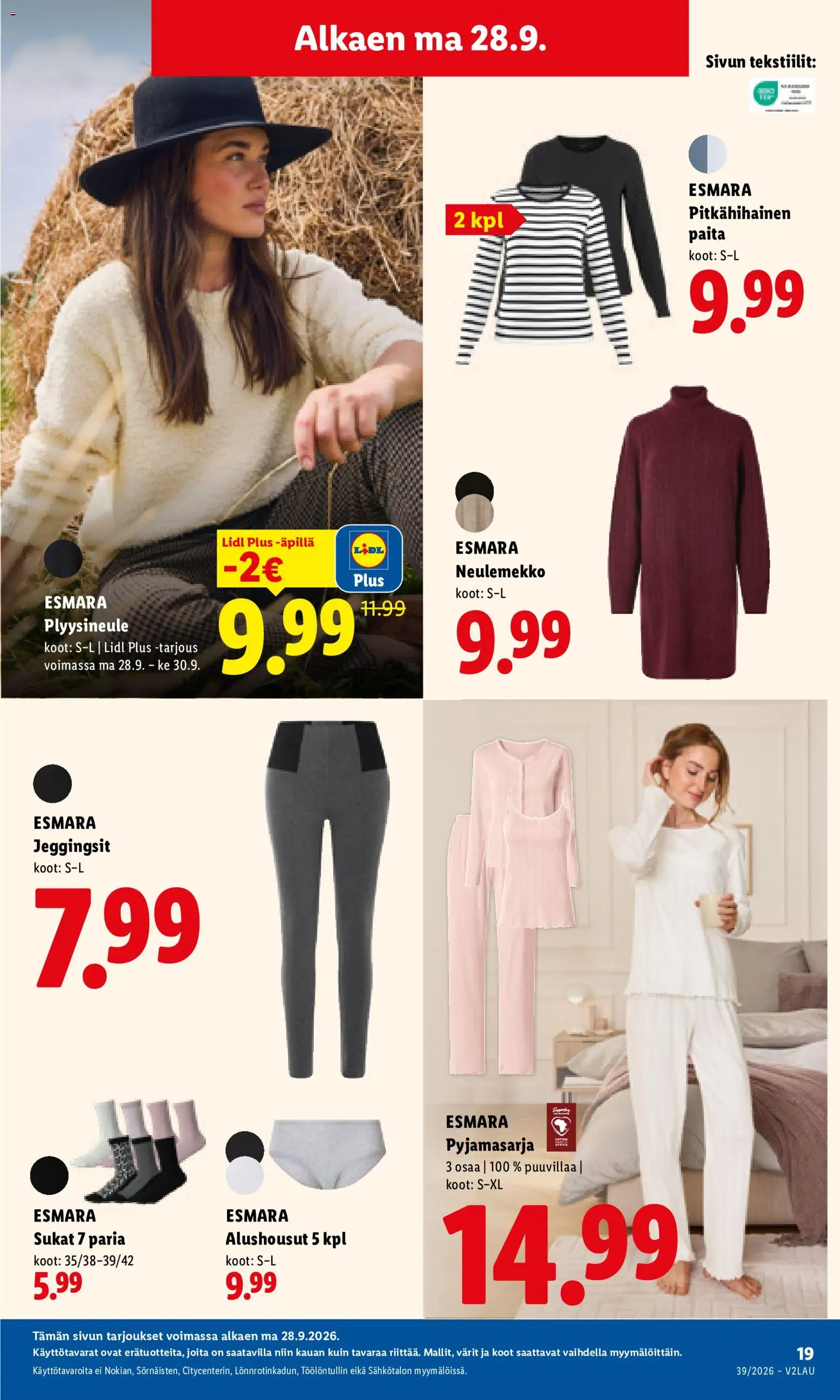 Lidl tarjoukset - Kauhajoki – voimassa 28/09/2026 alkaen | Sivu: 9