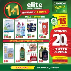 Anteprima del volantino Elite Supermercati volantino Lariano valido a partire dal 02/10/2026