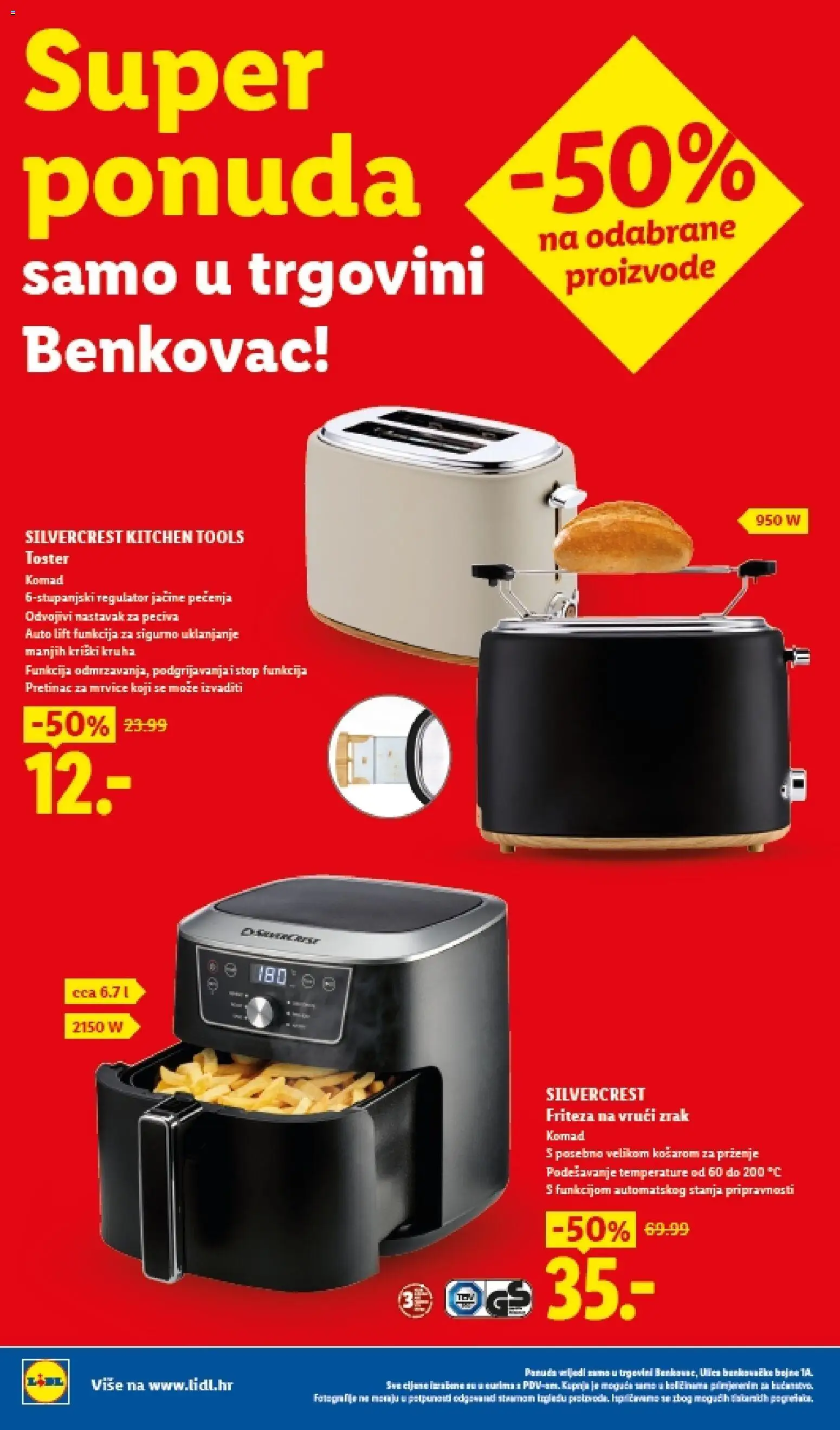Lidl katalog | vrijedi od 10.06.2026 | Stranica: 4 | Proizvodi: Toster, Friteza, Friteza na vrući zrak