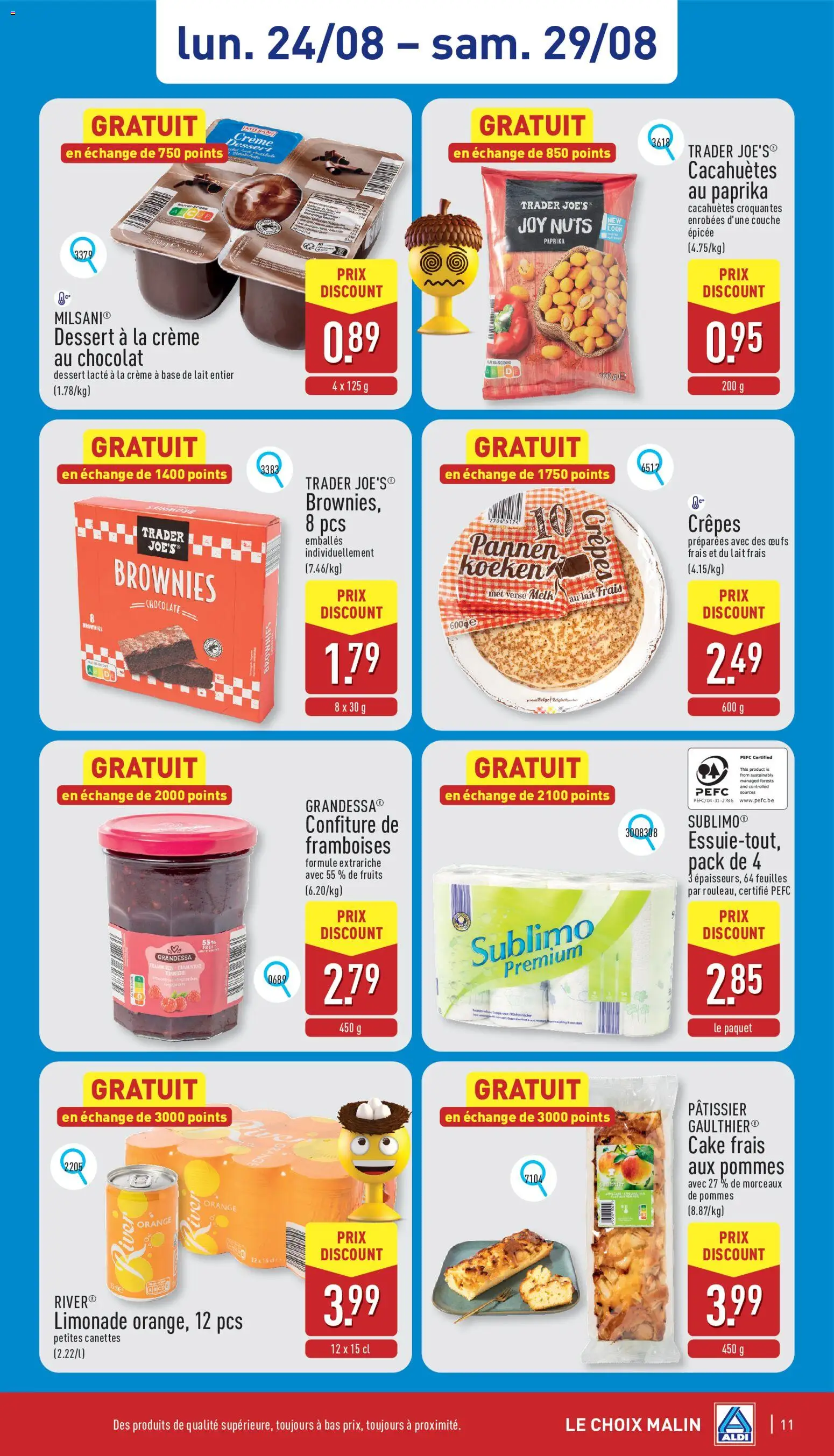 {H1} | Pagina: 11 | Producten: Limonade, Pudding, La, Toilet