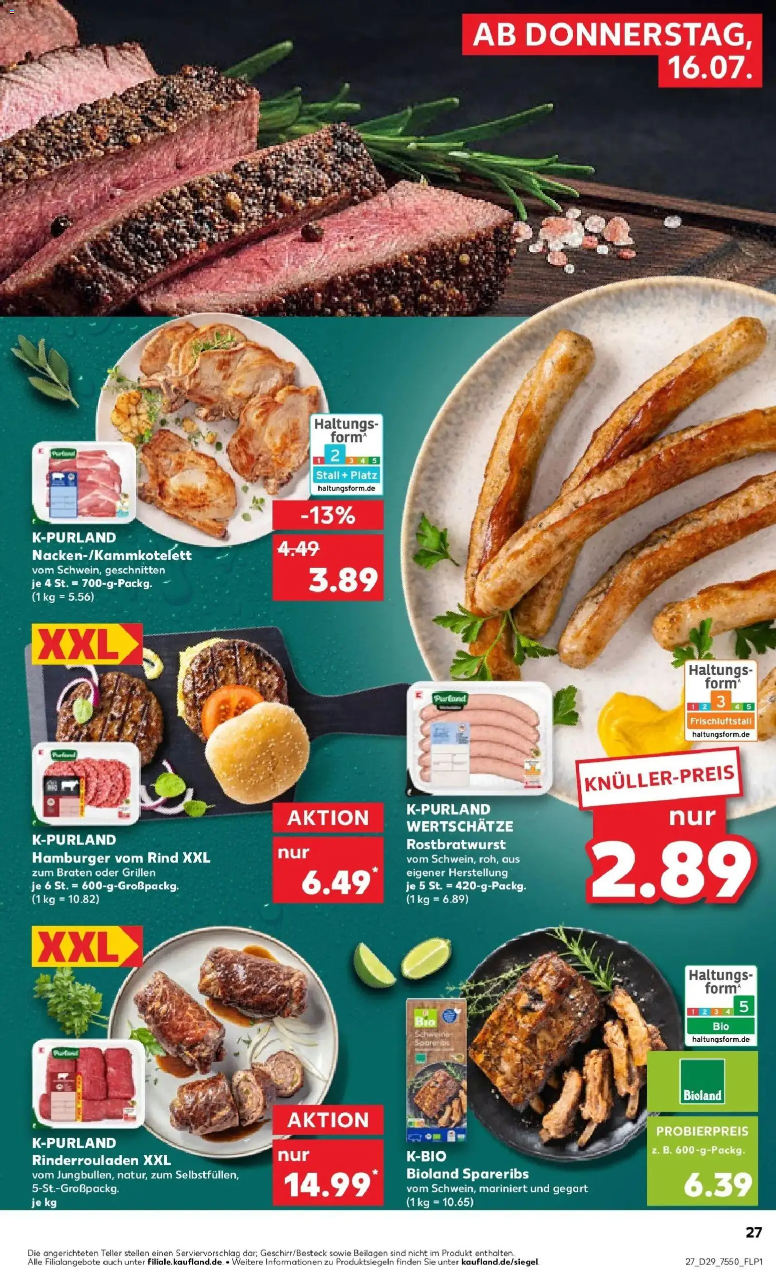 Kaufland Prospekt Frankfurt Am Main – gültig ab 13.07.2026 | Seite: 36 | Produkte: Beilagen, Rinderrouladen