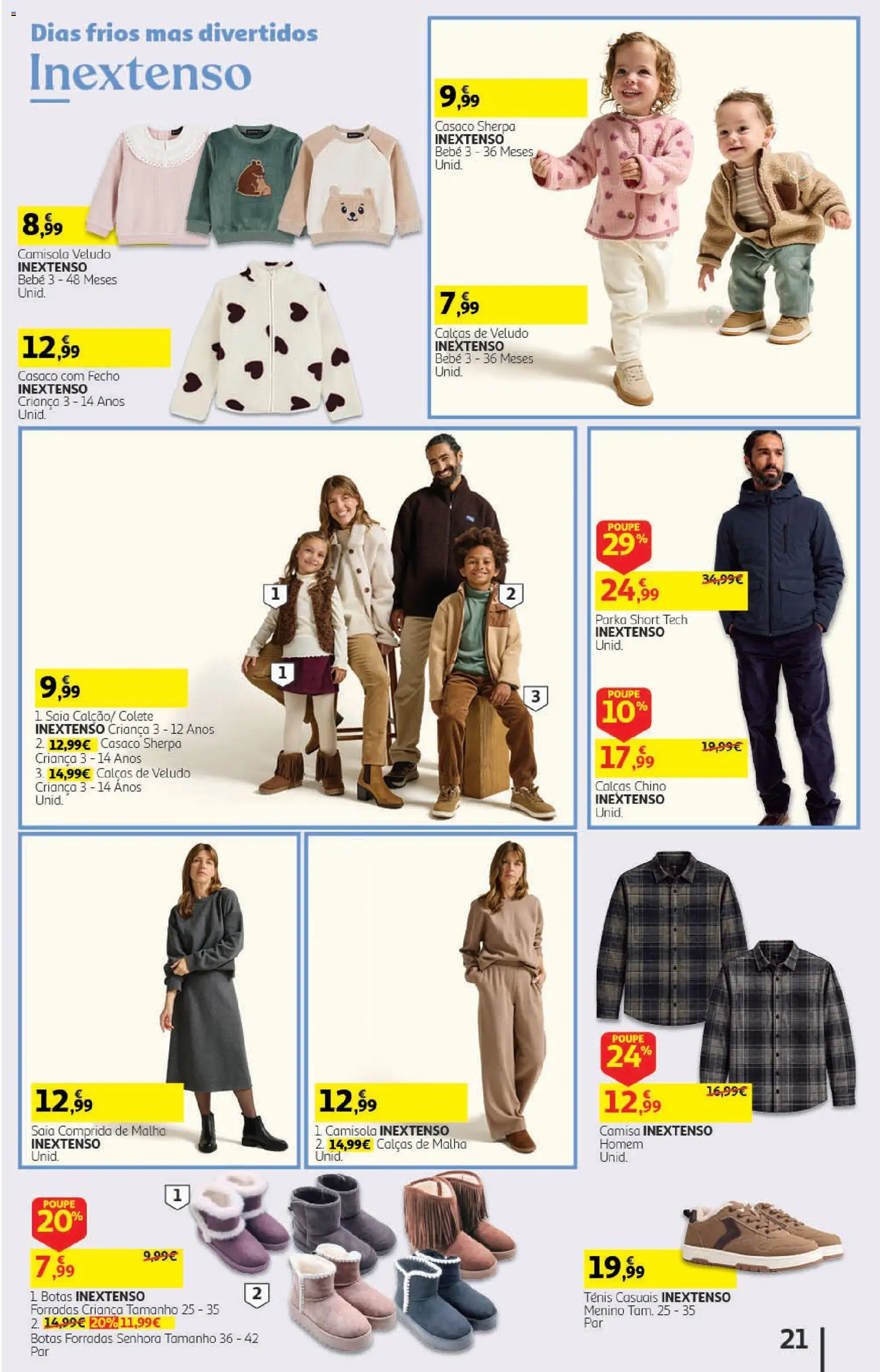 Auchan Halloween │ válido de 21/10/2026 | Página: 21 | Produtos: Botas, Saia, Camisa, Colete