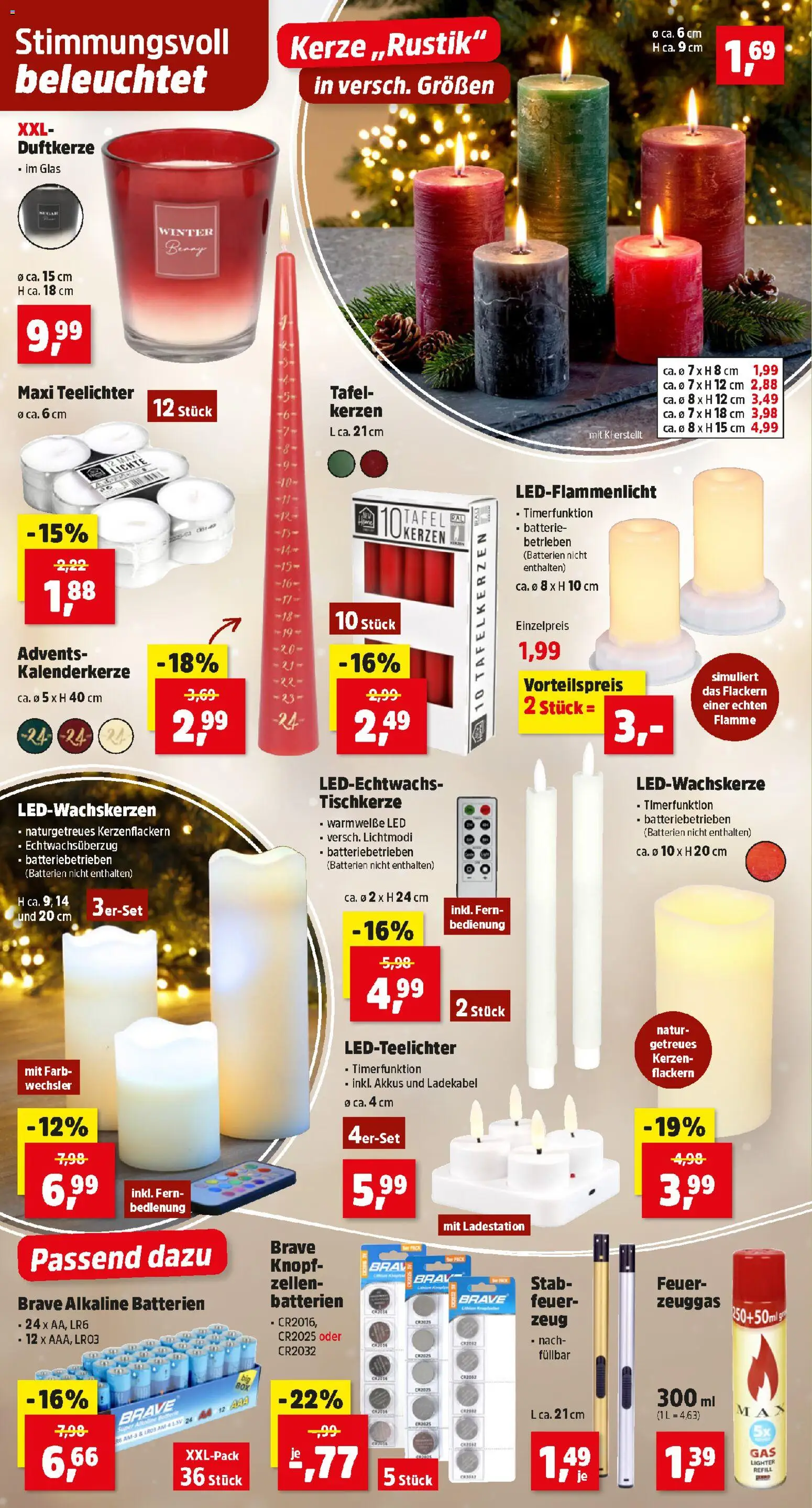 Thomas Philipps Flugblatt gültig ab 27.10.2026 | Seite: 4 | Produkte: Kerzen, Batterie