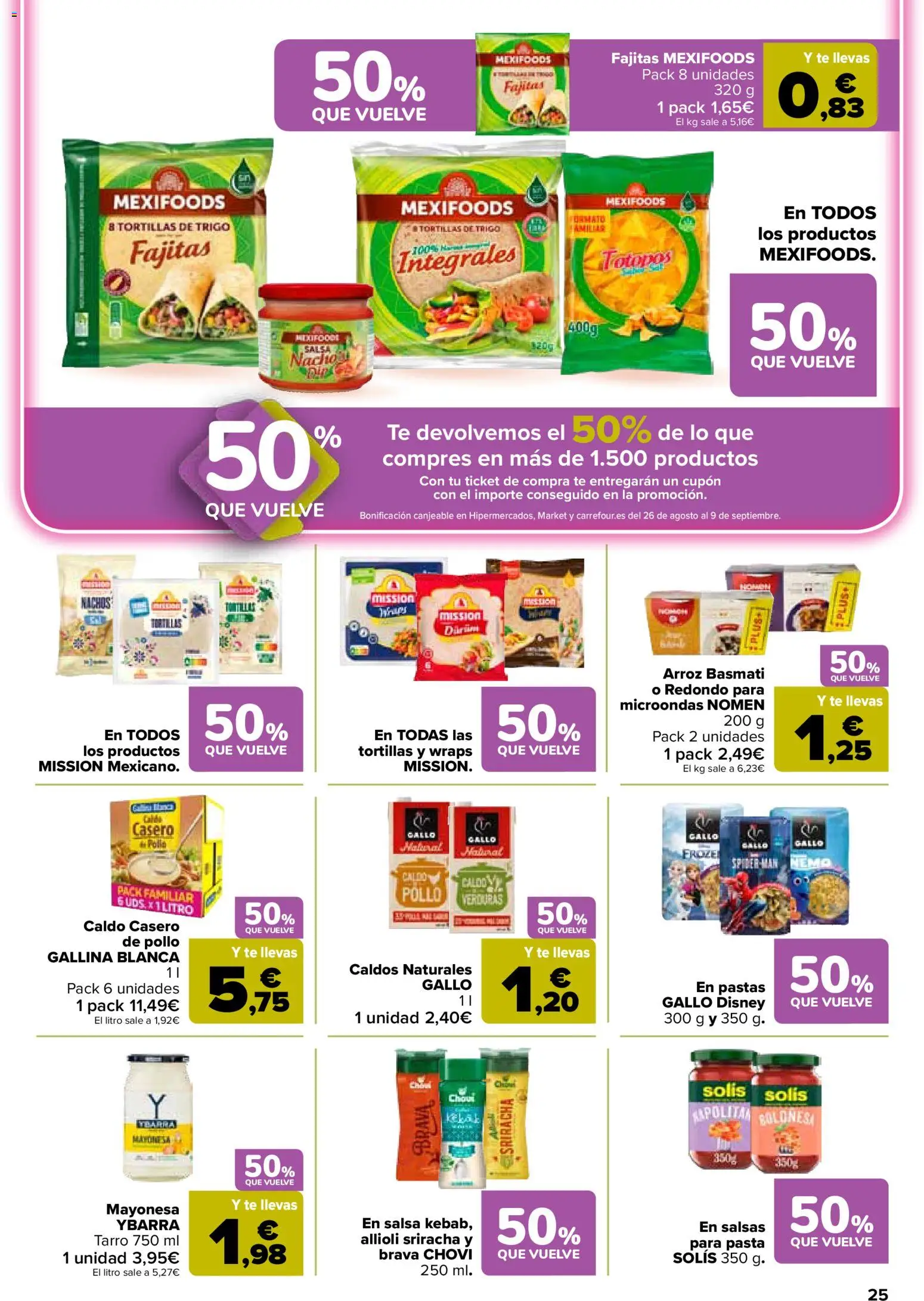 Carrefour folleto │ válido desde el 11/08/2026 | Página: 25