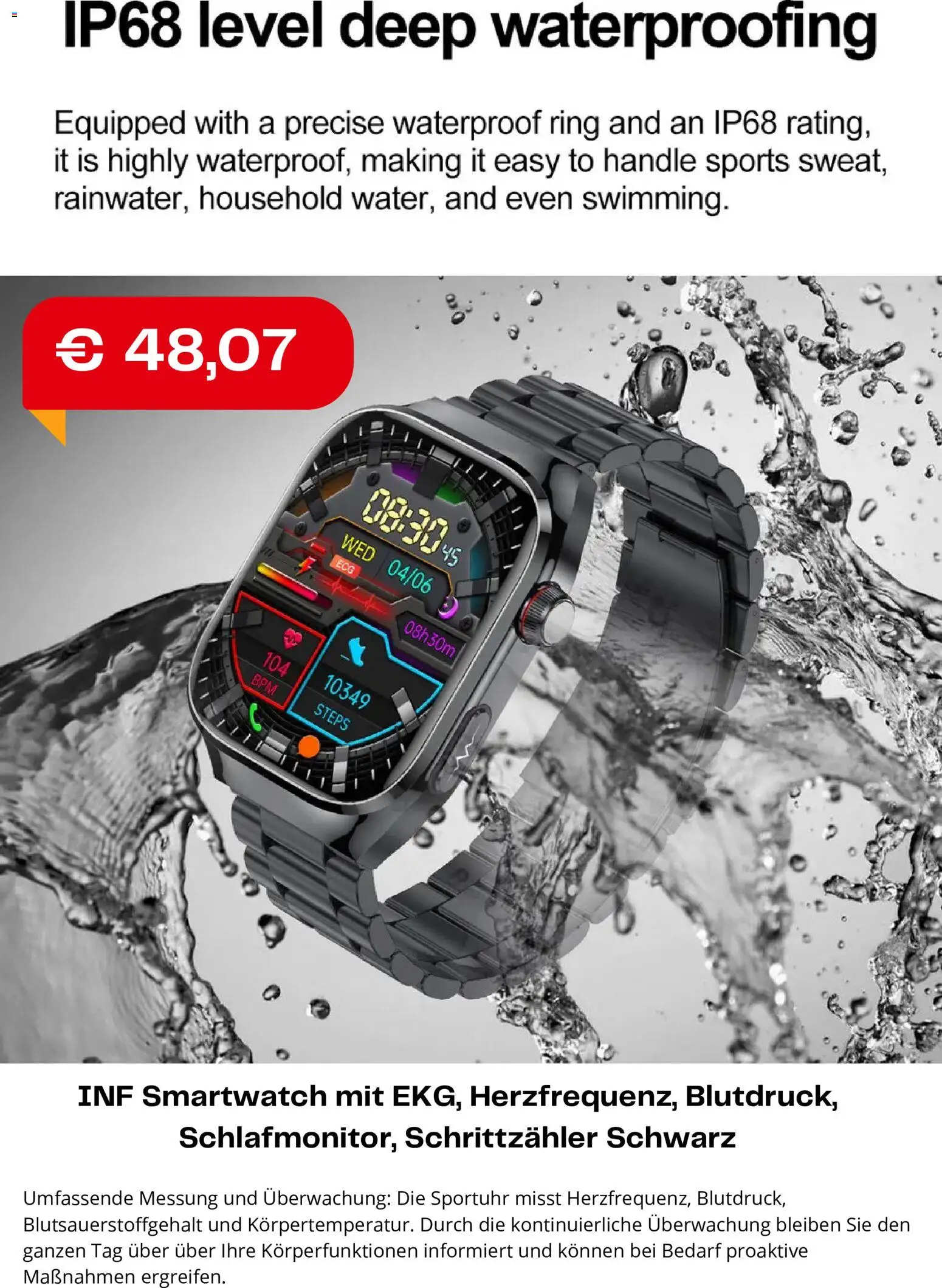 Kaufland Flugblatt gültig ab 08.10.2026 | Seite: 6 | Produkte: Smartwatch
