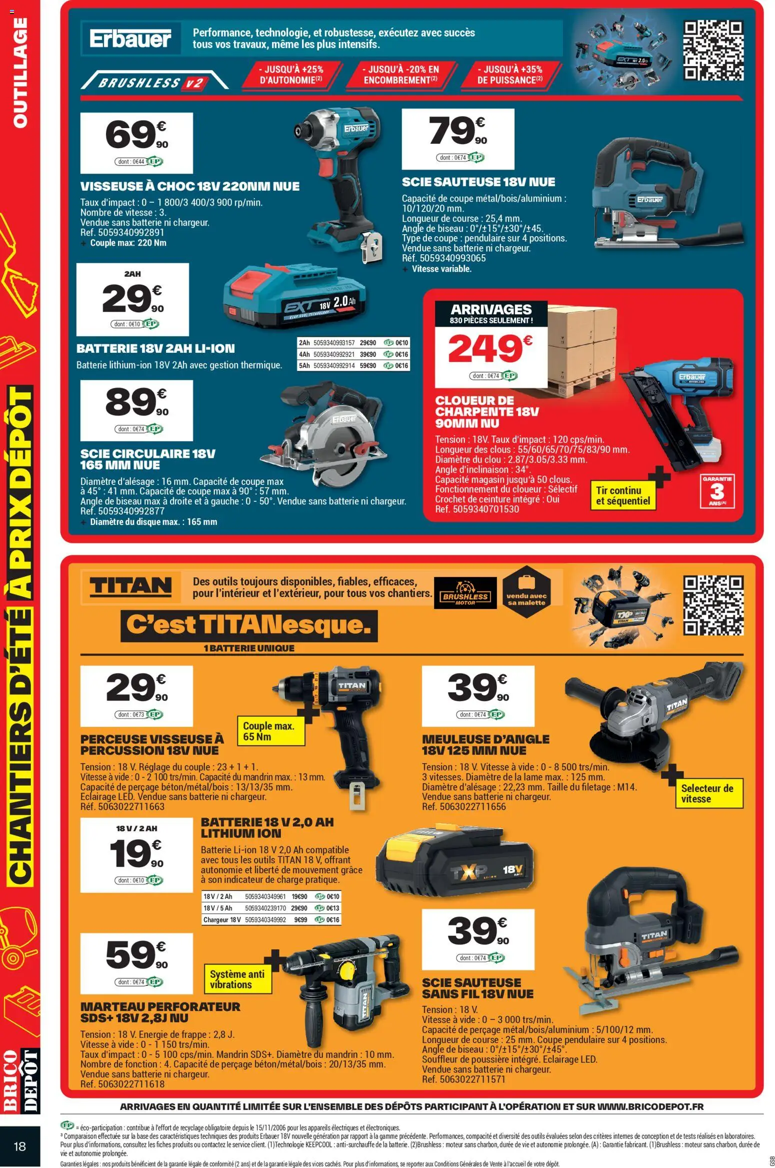 {H1} | Page: 18 | Produits: Ceinture, Scie sauteuse, Scie circulaire, Perceuse Visseuse