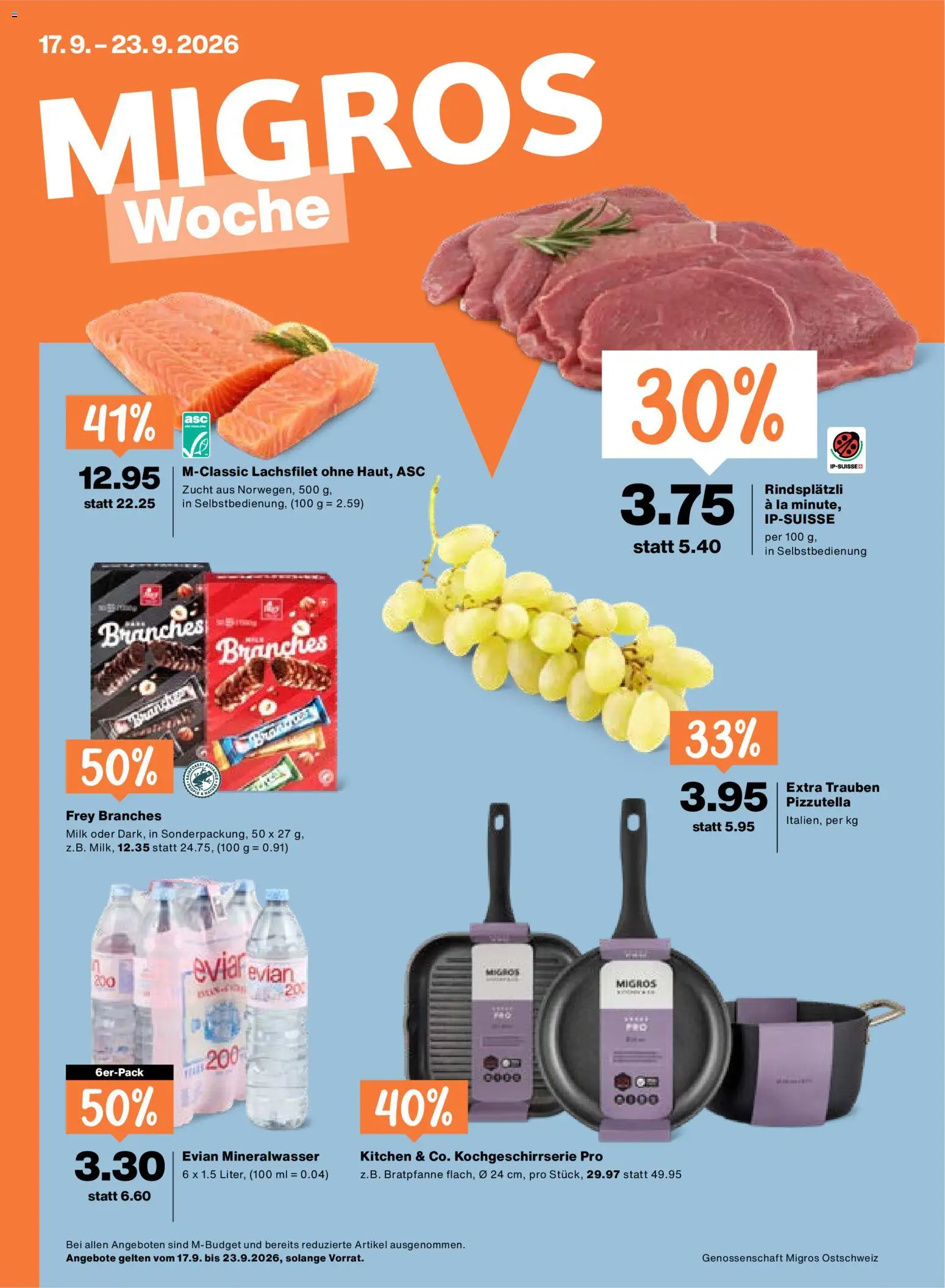 Migros aktionen – gültig ab 17.09.2026 | Seite: 1