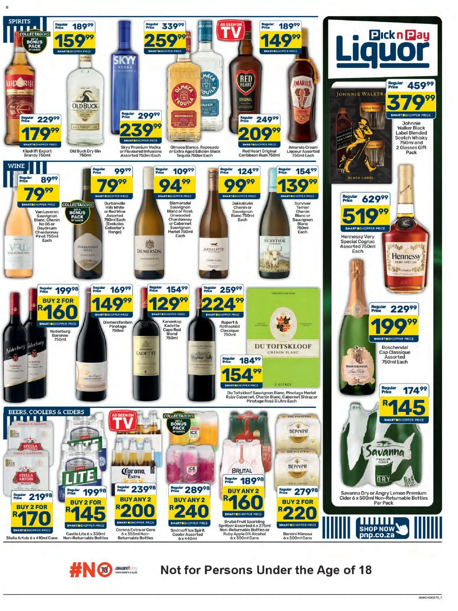 New Pick n Pay catalogue – valid from 23/10/2026 | Page: 7 | Products: Cap, Caribbean rum, Wine, Lemon