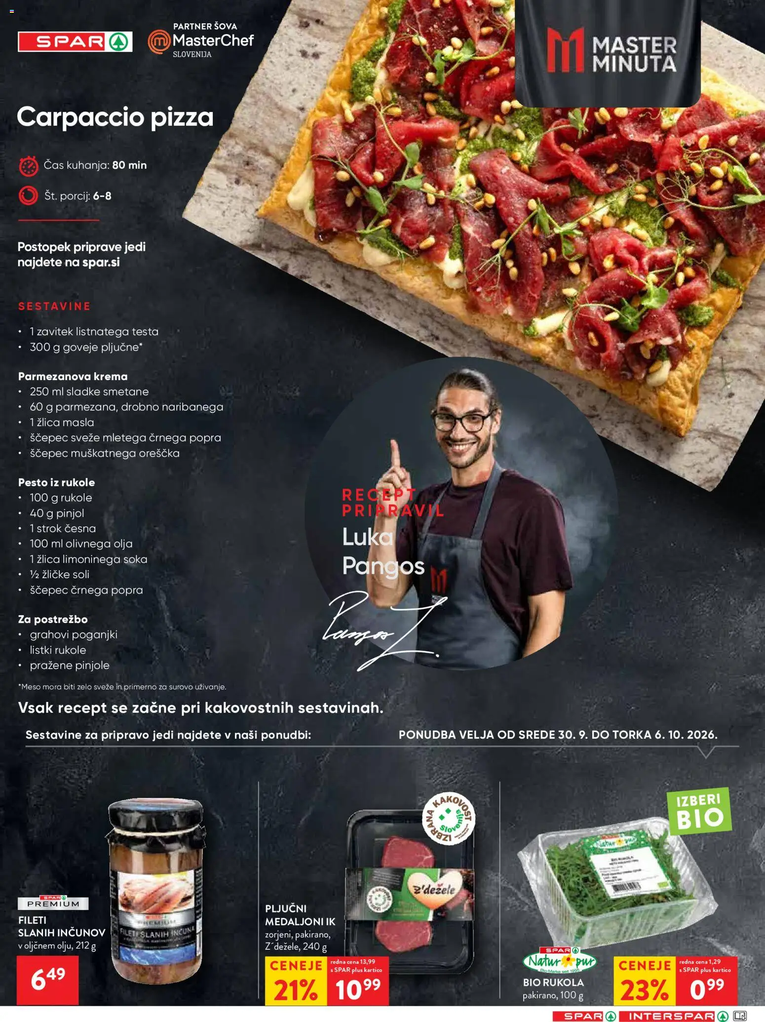 Novi Spar katalog ponudbe – veljaven od 30.09.2026 | Stran: 6 | Izdelki: Žlica, Pesto, Krema