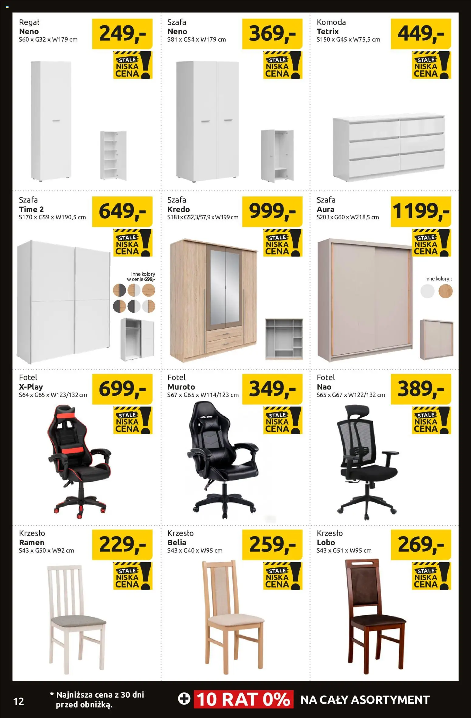 Black Red White Black Weeks od 30.10.2026 | Strona: 12 | Produkty: Szafa, Komoda, Fotel, Regał