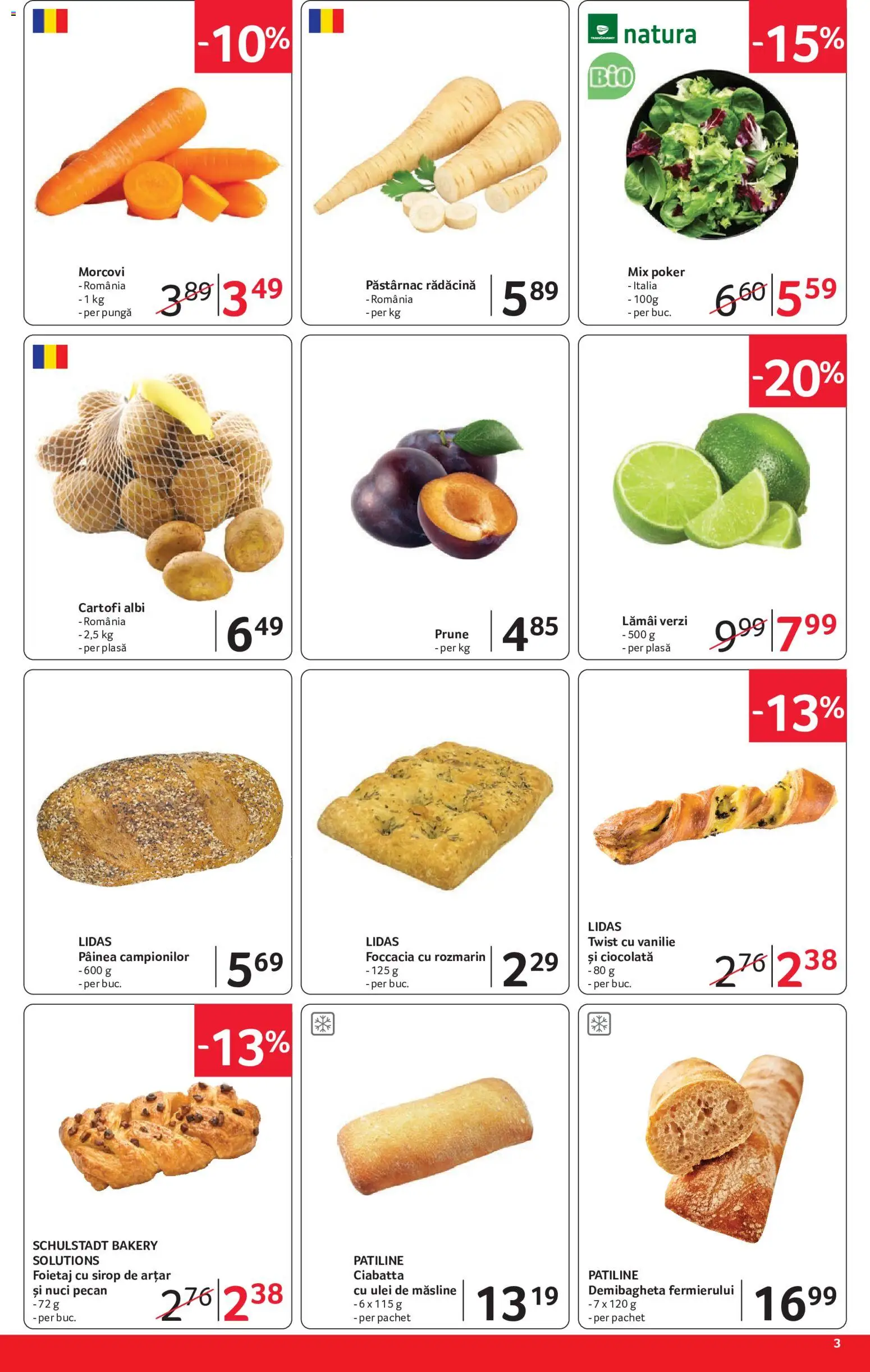Noul catalog Selgros – valabil de la 04.09.2026 | Pagină: 3 | Produse: Lamai, Măsline, Ulei de masline, Cartofi