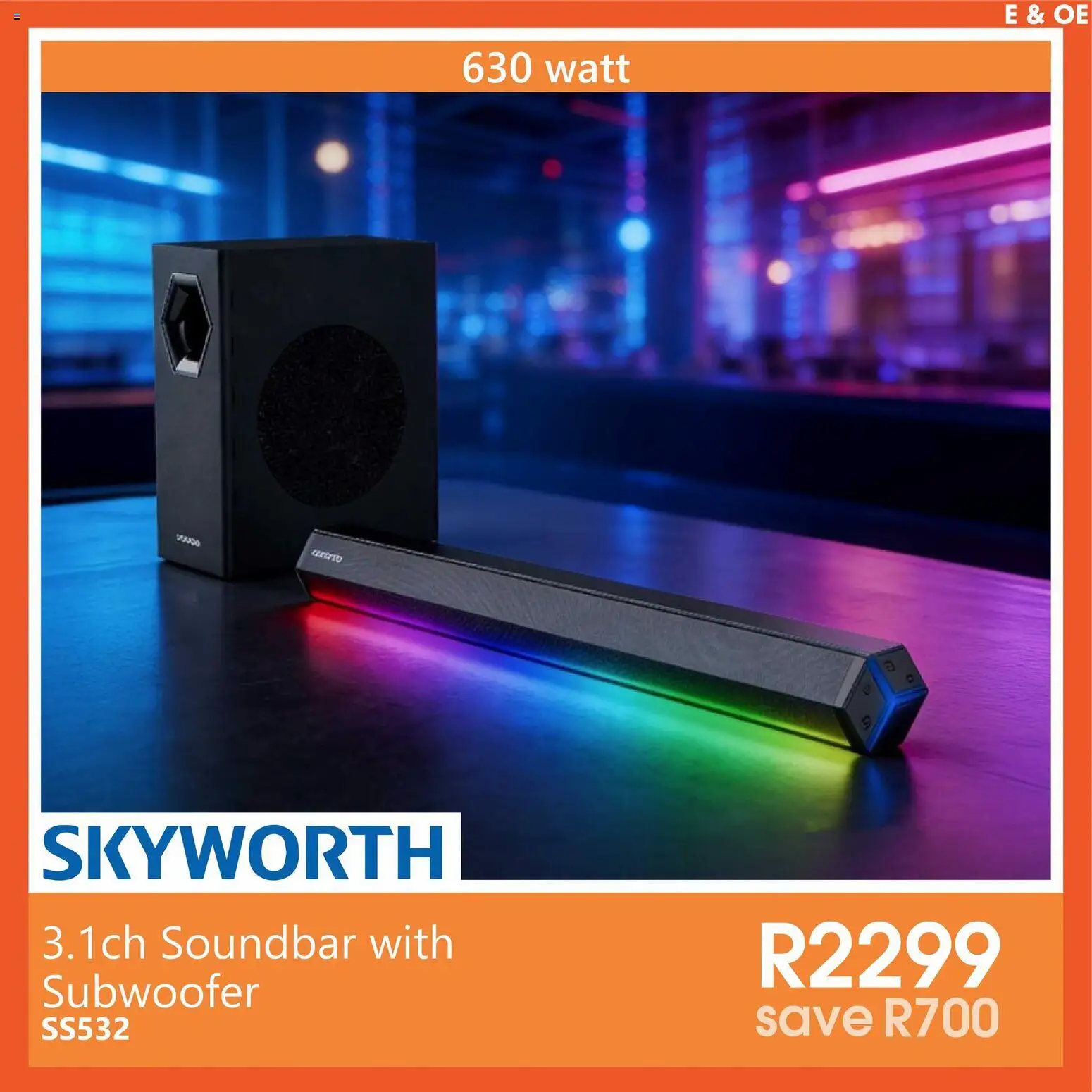 New Tafelberg Furnishers catalogue – valid from 08/10/2026 | Page: 9 | Products: Soundbar, Subwoofer