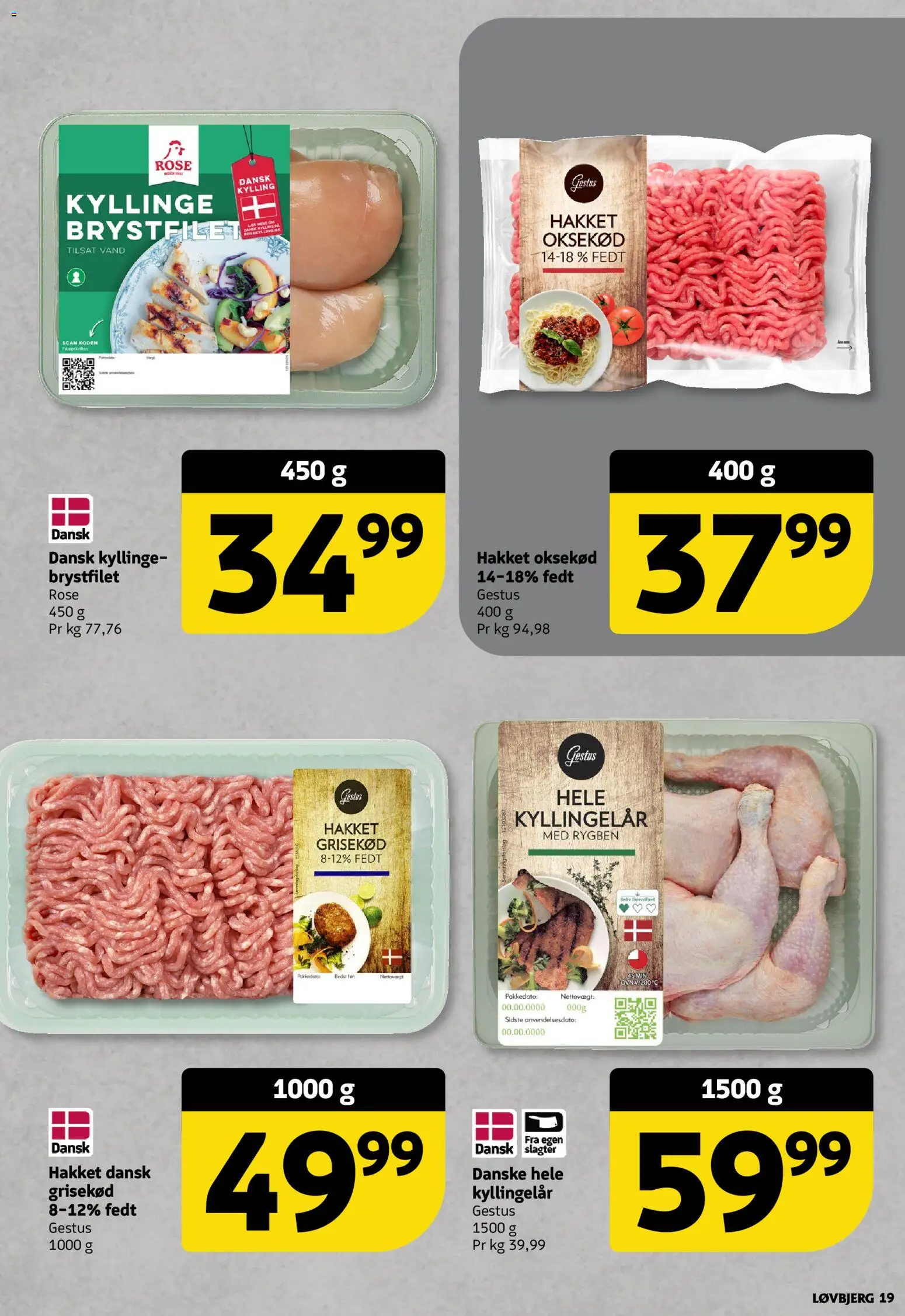 Løvbjerg tilbudsavis – gyldig fra 16/10/2026 | Side: 19 | Produkter: Oksekød