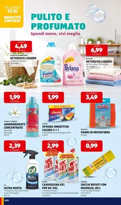 Anteprima del volantino Aldi volantino valido a partire dal 19/10/2026 | Pagina: 24 | Prodotti: Spugna, Bicarbonato, Panni, WC