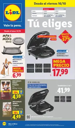 Vista previa Lidl folleto de bazar válido desde el 12/10/2026