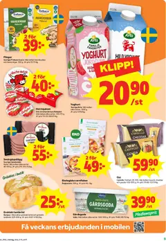 Stora Coop erbjudanden - Förhandsvisning av reklamblad från butik Stora Coop aktuell från 12/10/2026 | Sida: 5 | Produkter: Kvarn, Cheddar, Lantbröd, Kräm