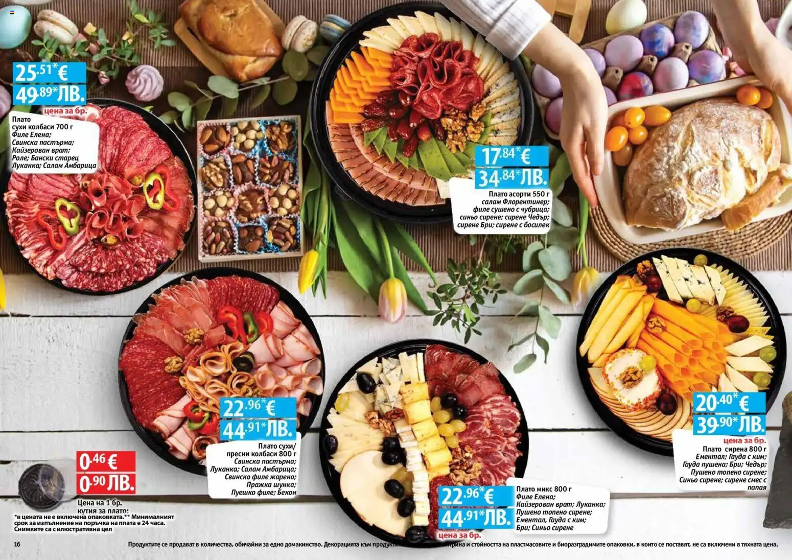 {H1} | Страница: 16 | Продукти: Папая, Бекон, Пуешко, Гауда