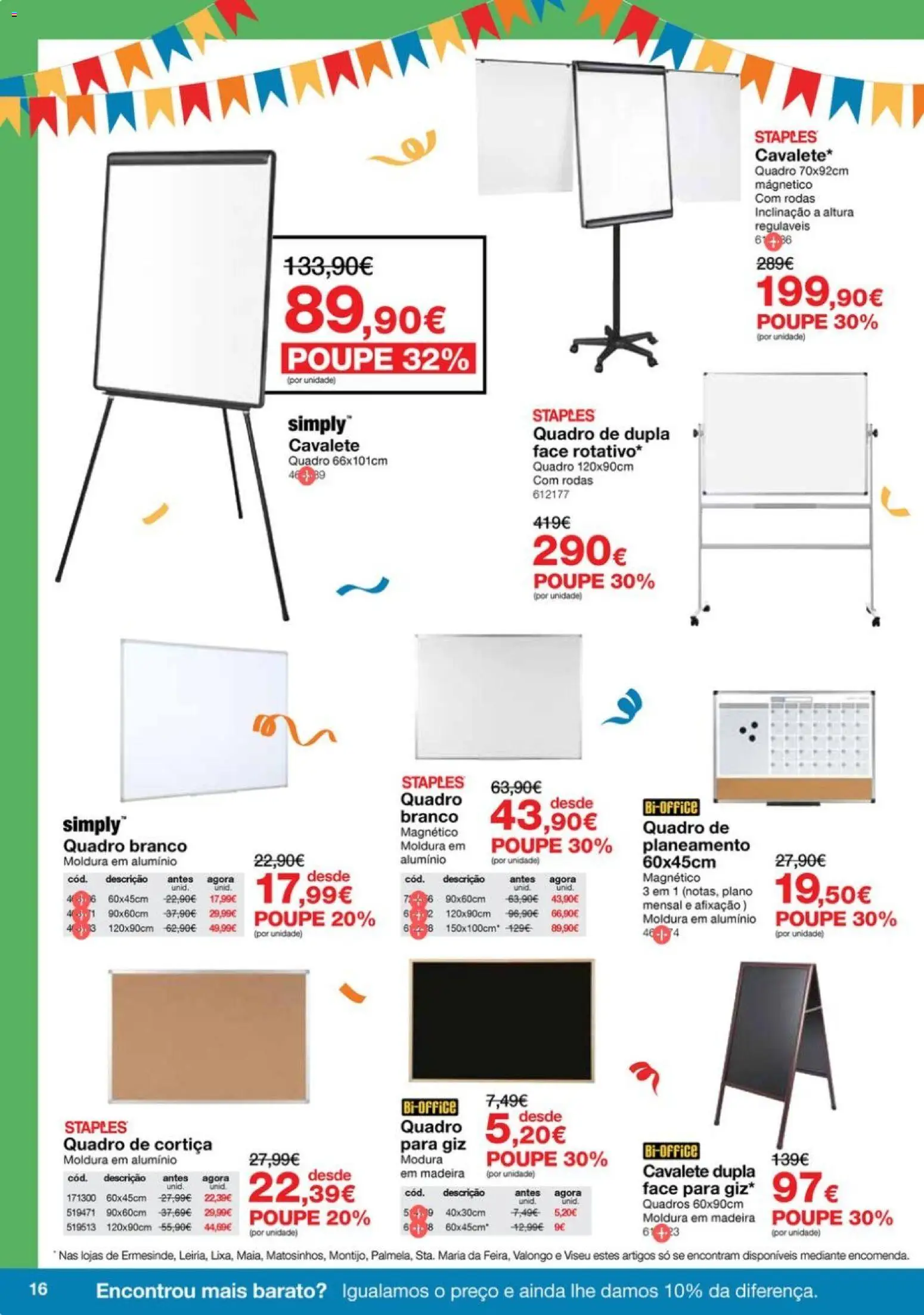 Staples Arraial das Cadeiras e Mobiliário | 04/05/2026 |  🎉 Como obter um desconto limitado? Poupe ainda hoje! | Portugal