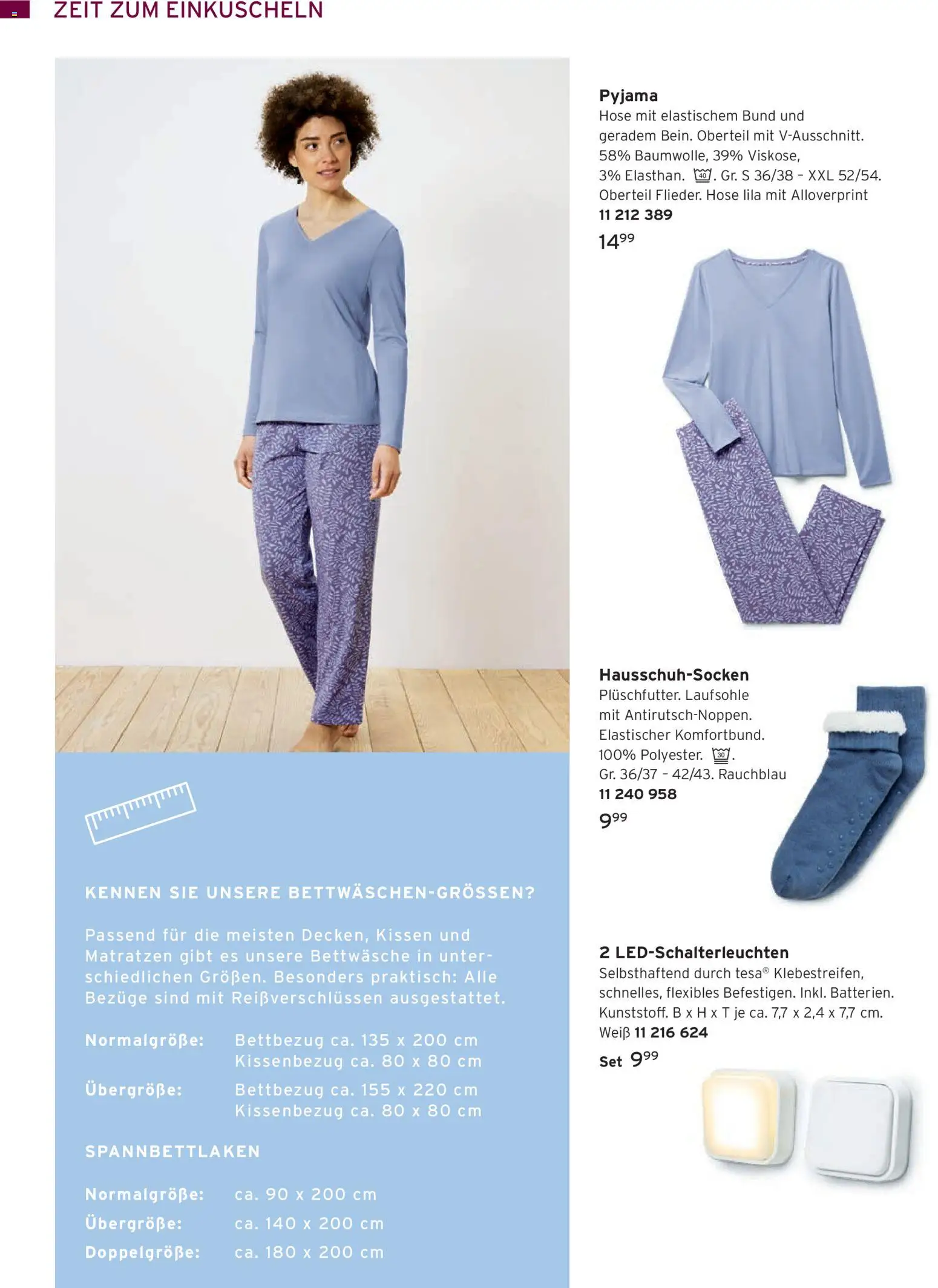 Angebote Tchibo – gültig ab 08.10.2026 | Seite: 66 | Produkte: Kissen, Bettwäsche, Hose, Pyjama