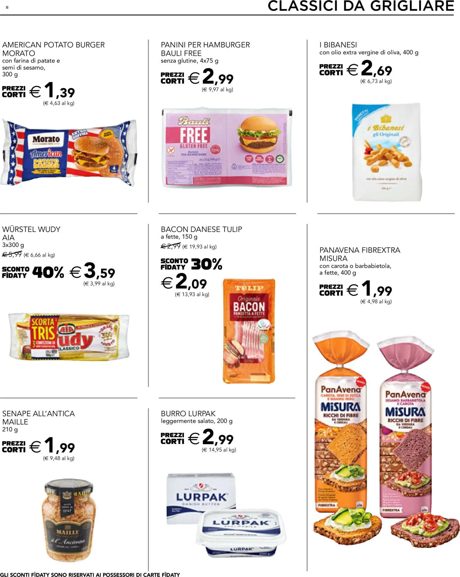 Volantino Esselunga S del 28.05.2026 | Pagina: 5 | Prodotti: Carota, Farina, Senape, Hamburger