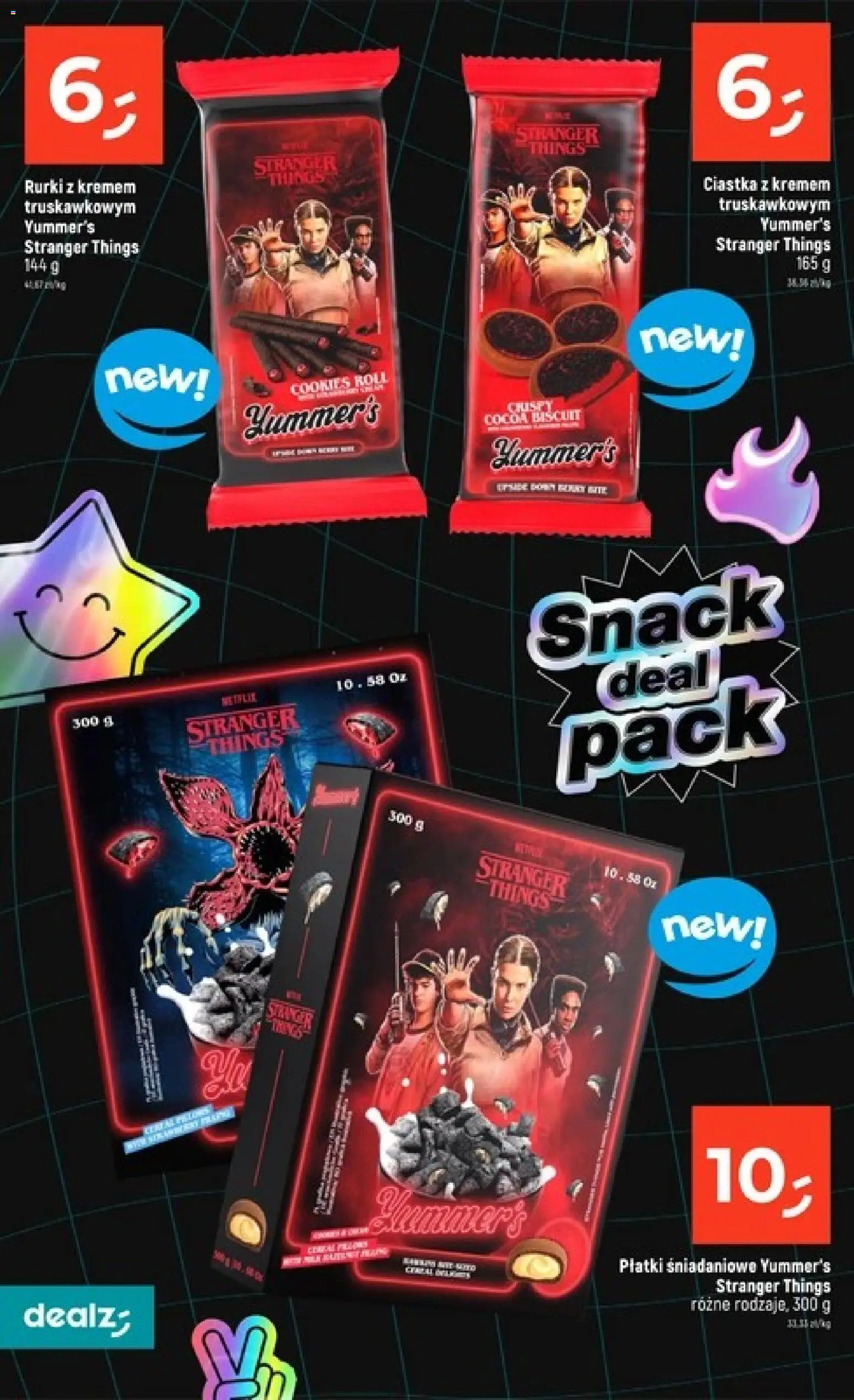 Dealz gazetka od 17.09.2026 | Strona: 16 | Produkty: Rurki z kremem, Ciastka z kremem, Płatki śniadaniowe, Płatki
