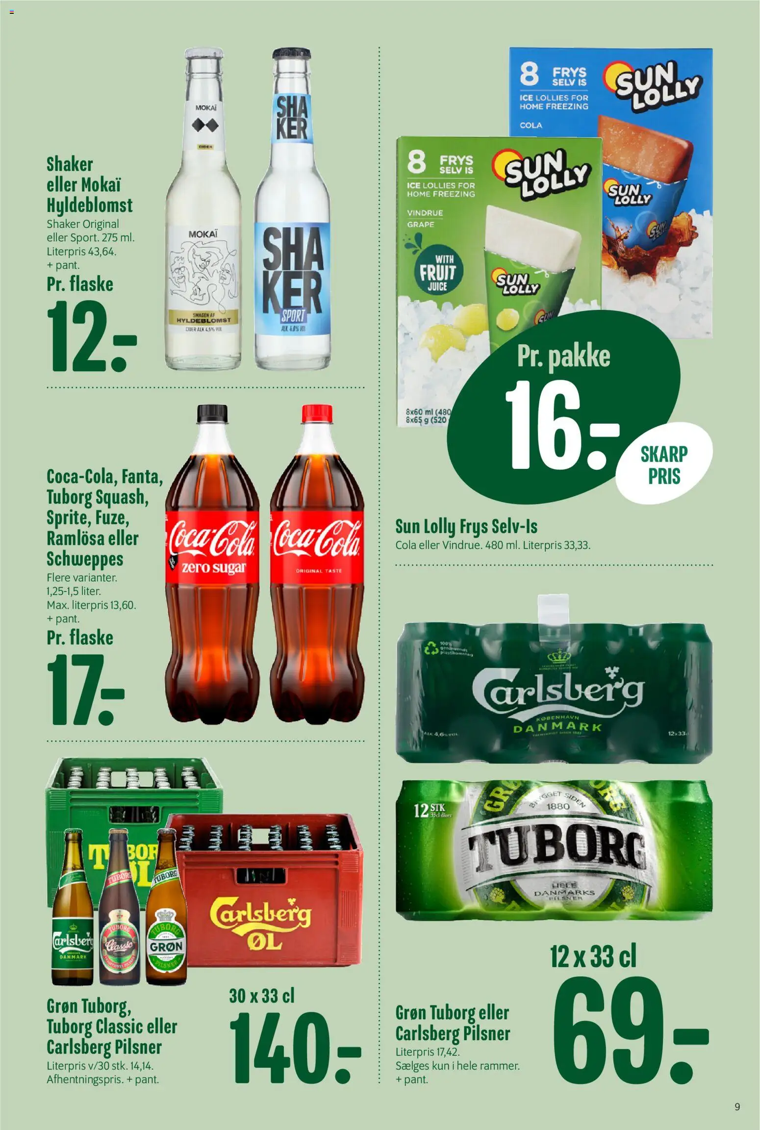 Min Købmand tilbudsavis – gyldig fra 14/08/2026 | Side: 10 | Produkter: Juice, Cider, Cola