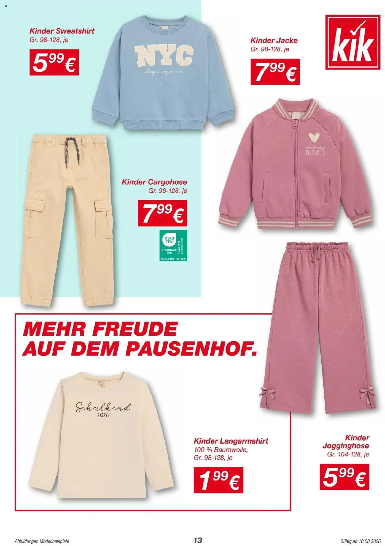 Kik - KiK: Mehr Spaß in der Schule | Seite: 13 | Produkte: Jacke