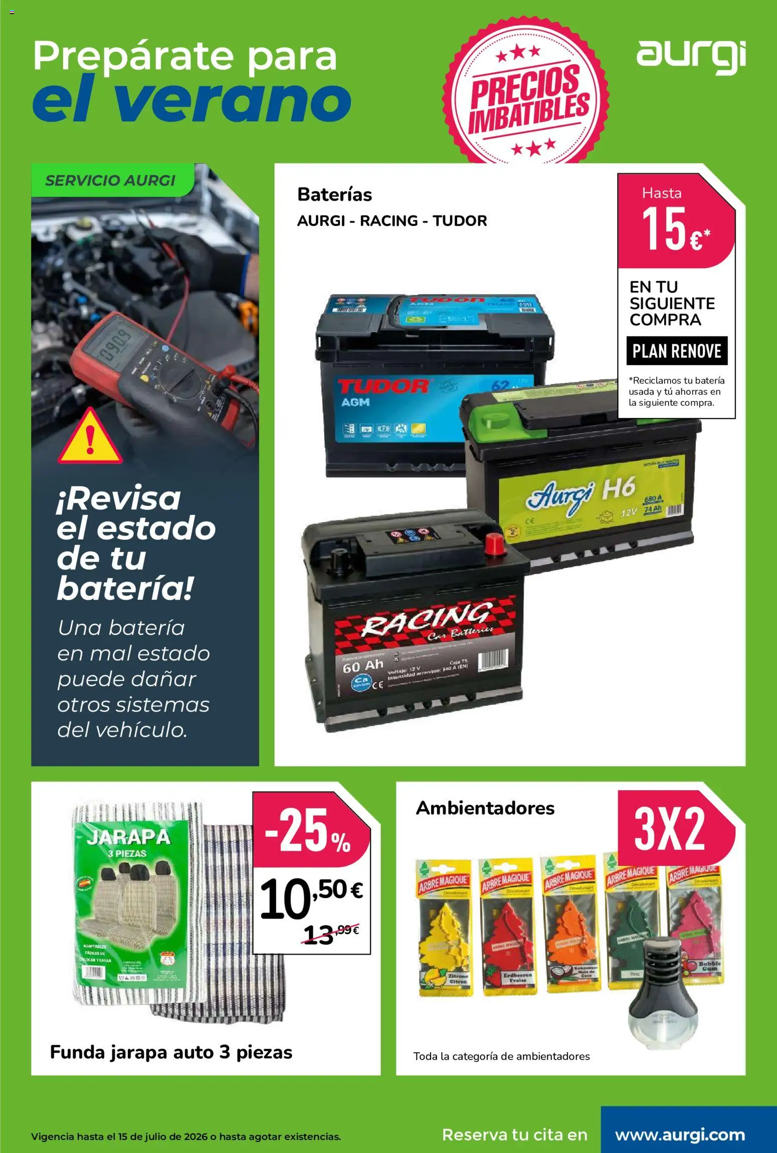 Aurgi folleto │ válido desde el 01/07/2026 | Página: 9 | Productos: Funda, Caja, Batería