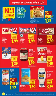 Pré-visualização CRUNCH Chocolate Branco, Emb. 100 g válido de 11.05.2026 | Página: 16