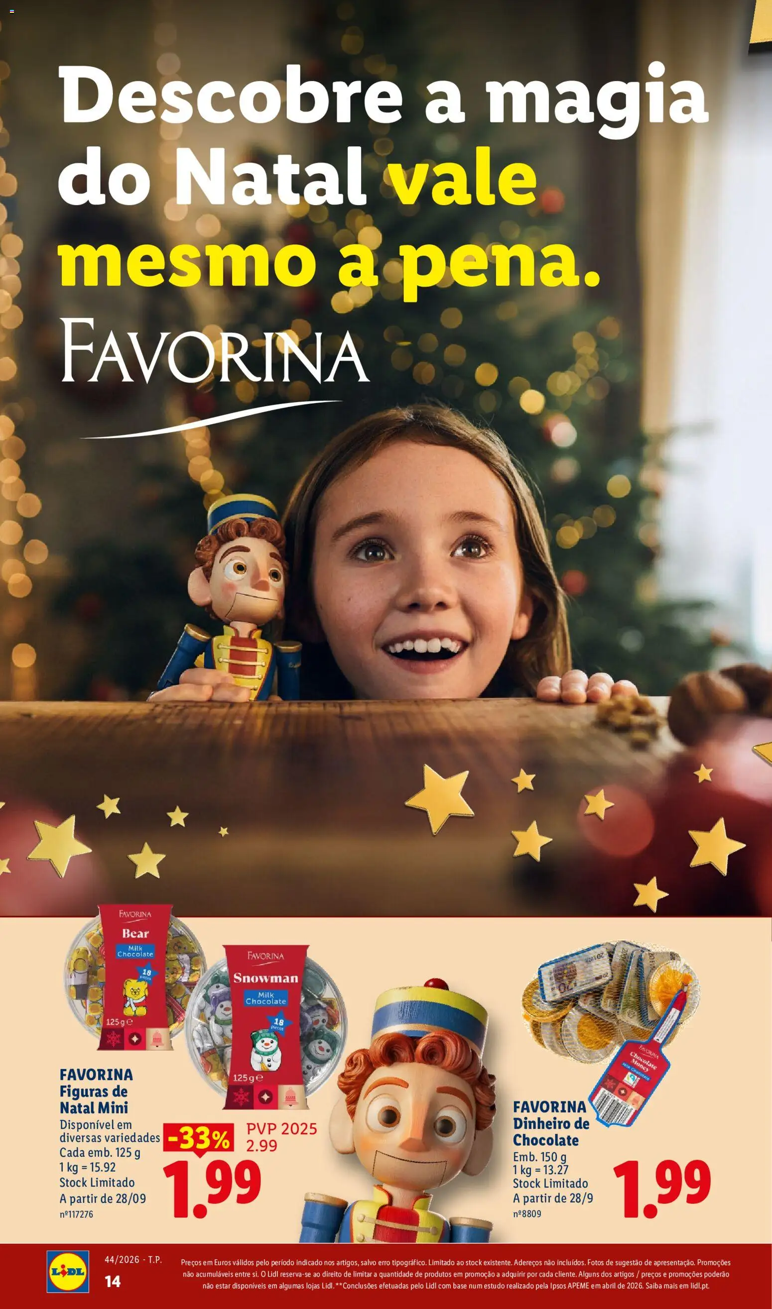 Lidl Folheto Especial Natal │ válido de 26/10/2026 | Página: 14 | Produtos: Chocolates, Base, Chocolate