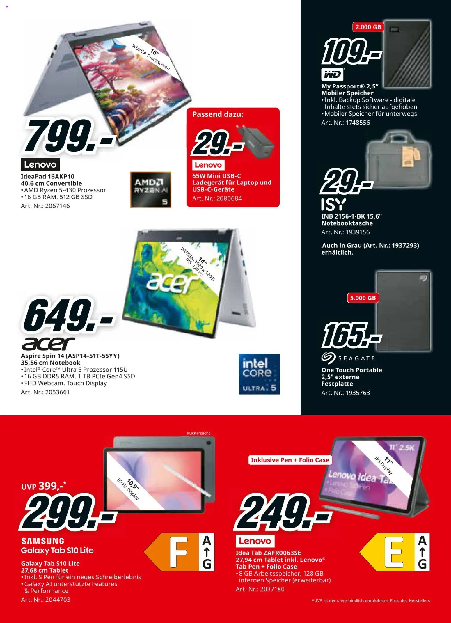 Media Markt Superstart gültig ab 25.08.2026 | Seite: 3 | Produkte: Tablet, Samsung