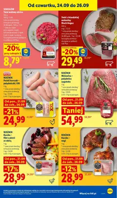 Pogląd oferty "RZEŹNIK Polski kurczak - polędwiczki, XXL, 1 kg" - ważna od 24.09.2026 | Strona: 59