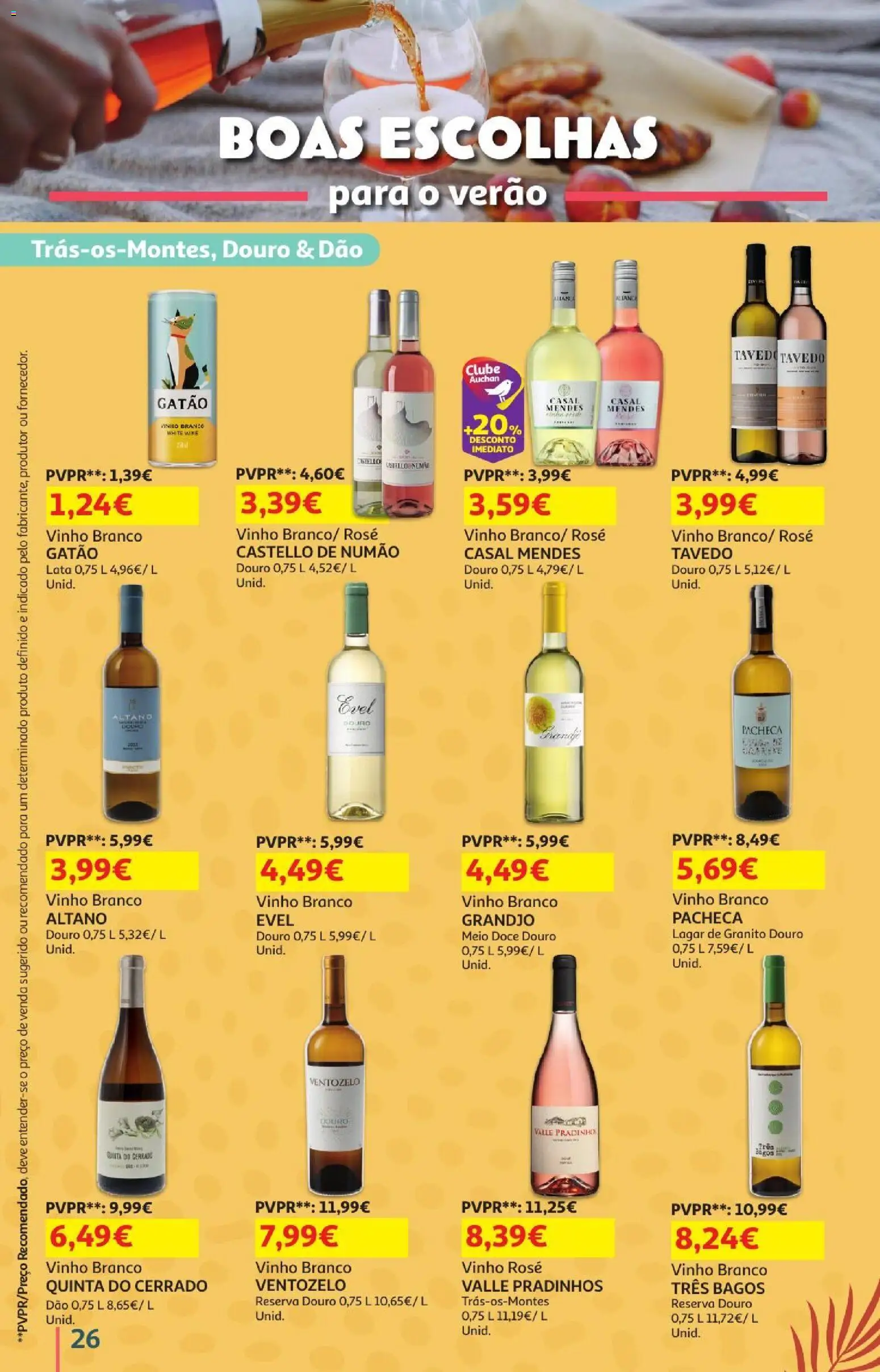 Auchan - Férias de Verão  Casa Verão │ válido de 22/07/2026 | Página: 26 | Produtos: Vinho