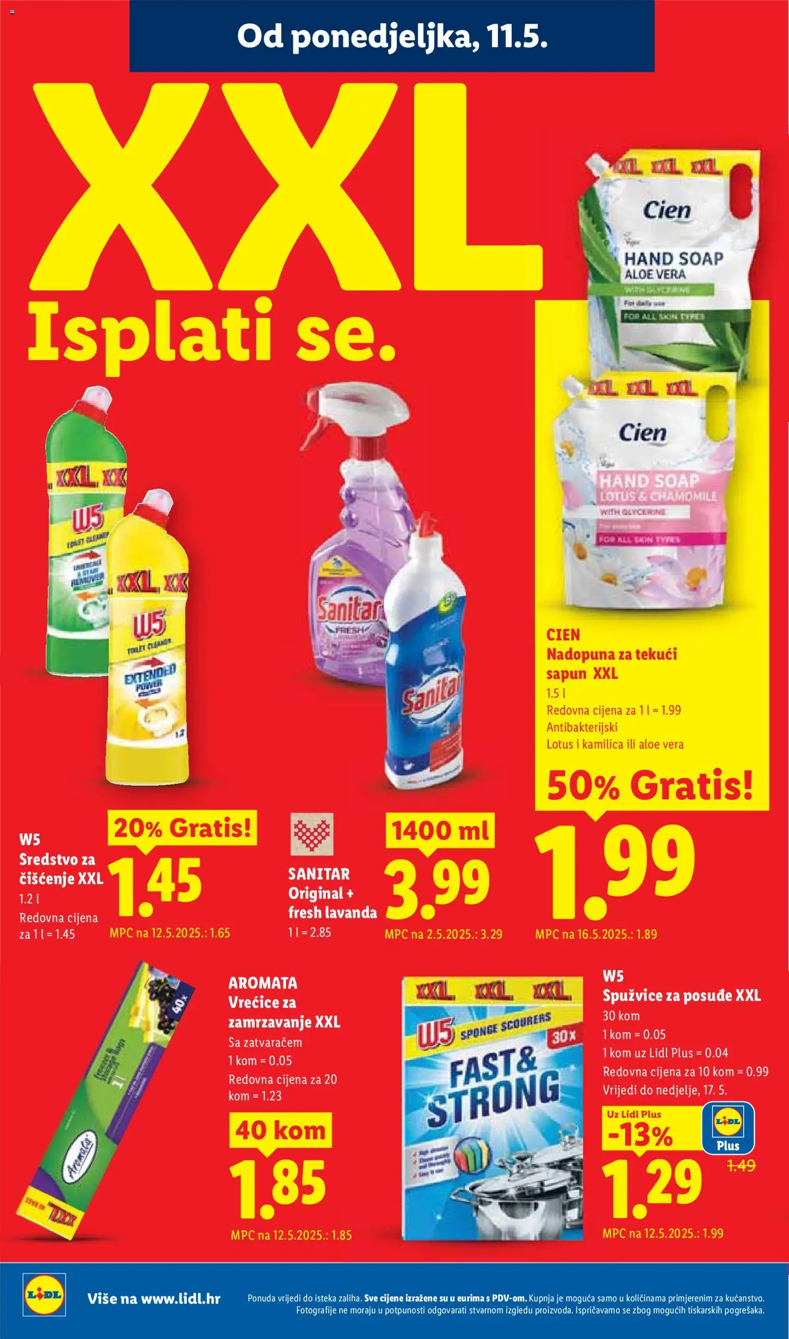 Lidl katalog | vrijedi od 11.05.2026 | Stranica: 12 | Proizvodi: Sapun, Vrećice za zamrzavanje