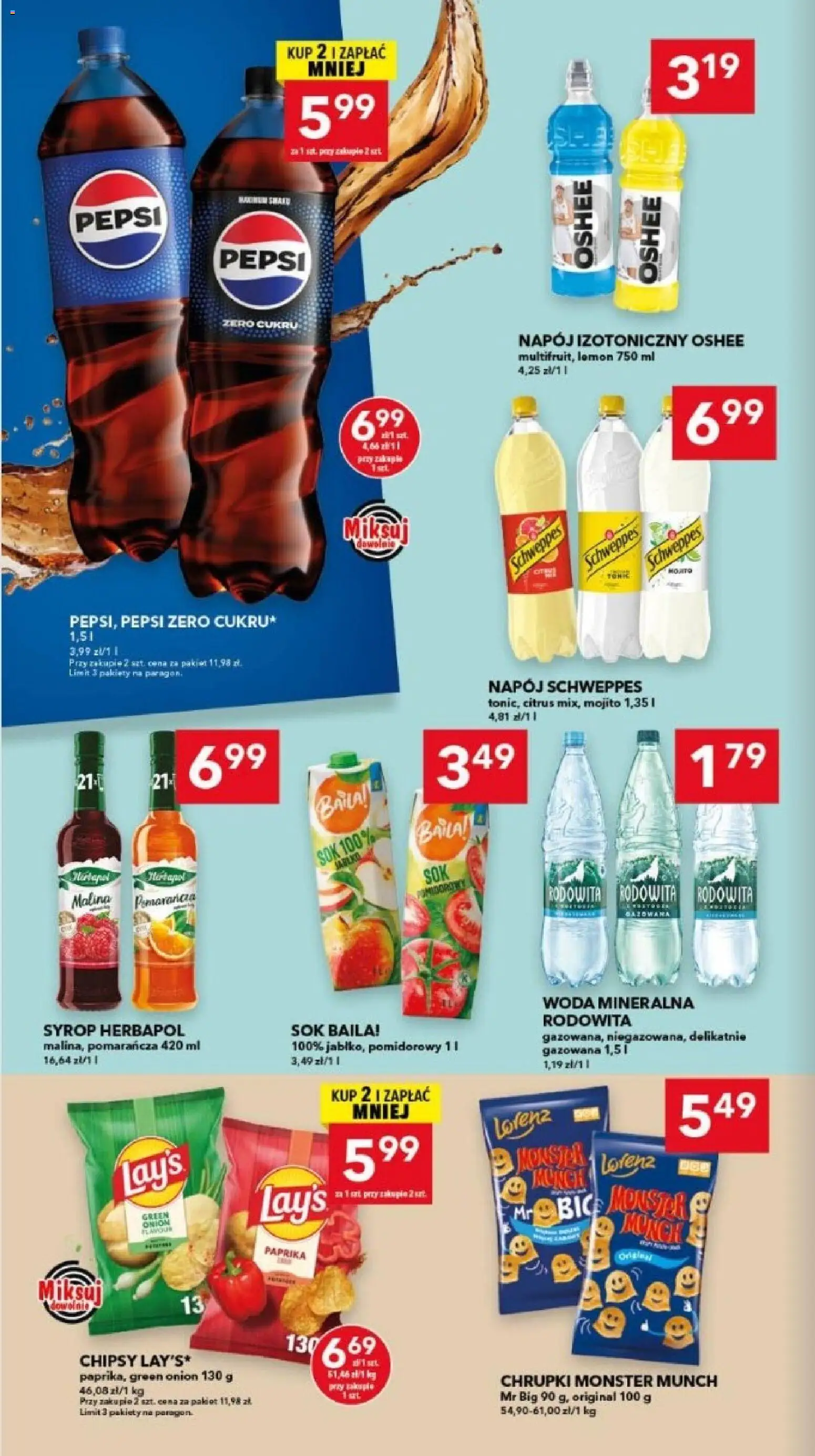 Lewiatan gazetka - Legnica od 22.10.2026 | Strona: 12 | Produkty: Syrop, Chrupki, Pepsi, Woda