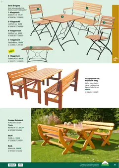 Lagerhaus  Garten und Freizeit Katalog 2026 ab 22.02.2026 gültig | Seite: 63 | Produkte: Tisch, Stuhl