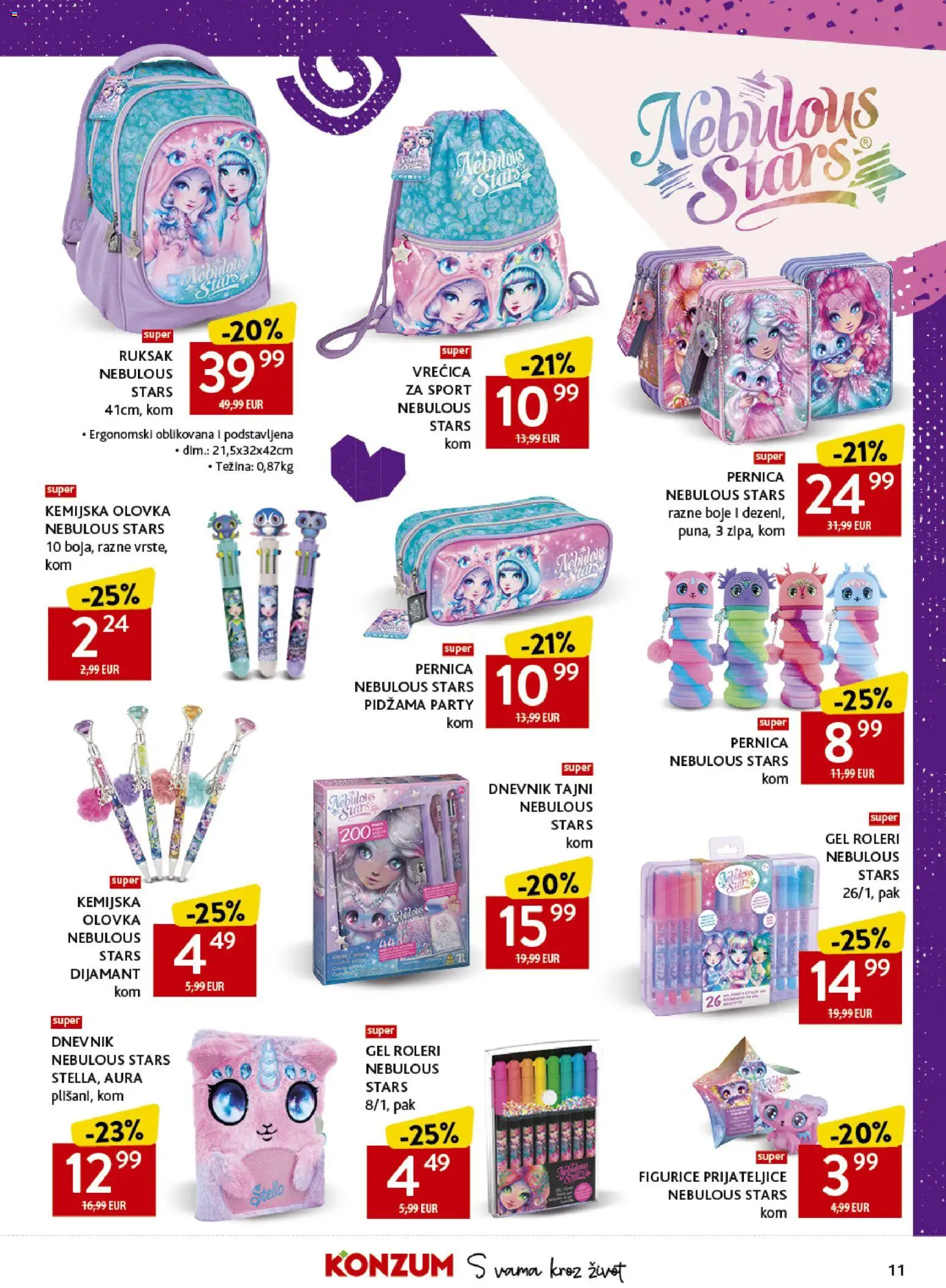 Konzum HR akciós ujság - amely érvényes a következő dátumtól: 2026.08.17. | Oldal: 11 | Termékek: Gél