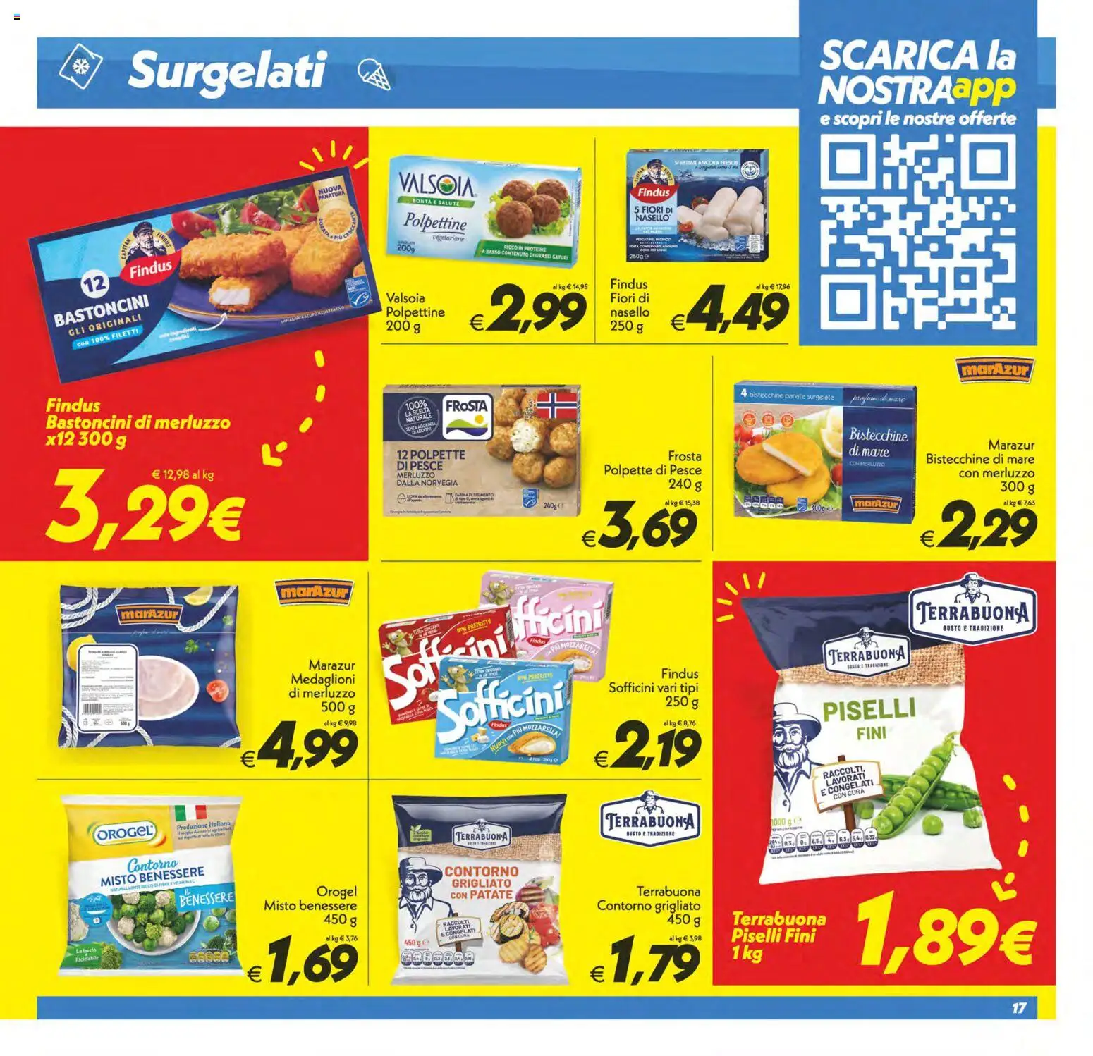 Volantino SuperConveniente del 29.05.2026 | Pagina: 17 | Prodotti: Pesce, Mozzarella, Piselli, Polpette
