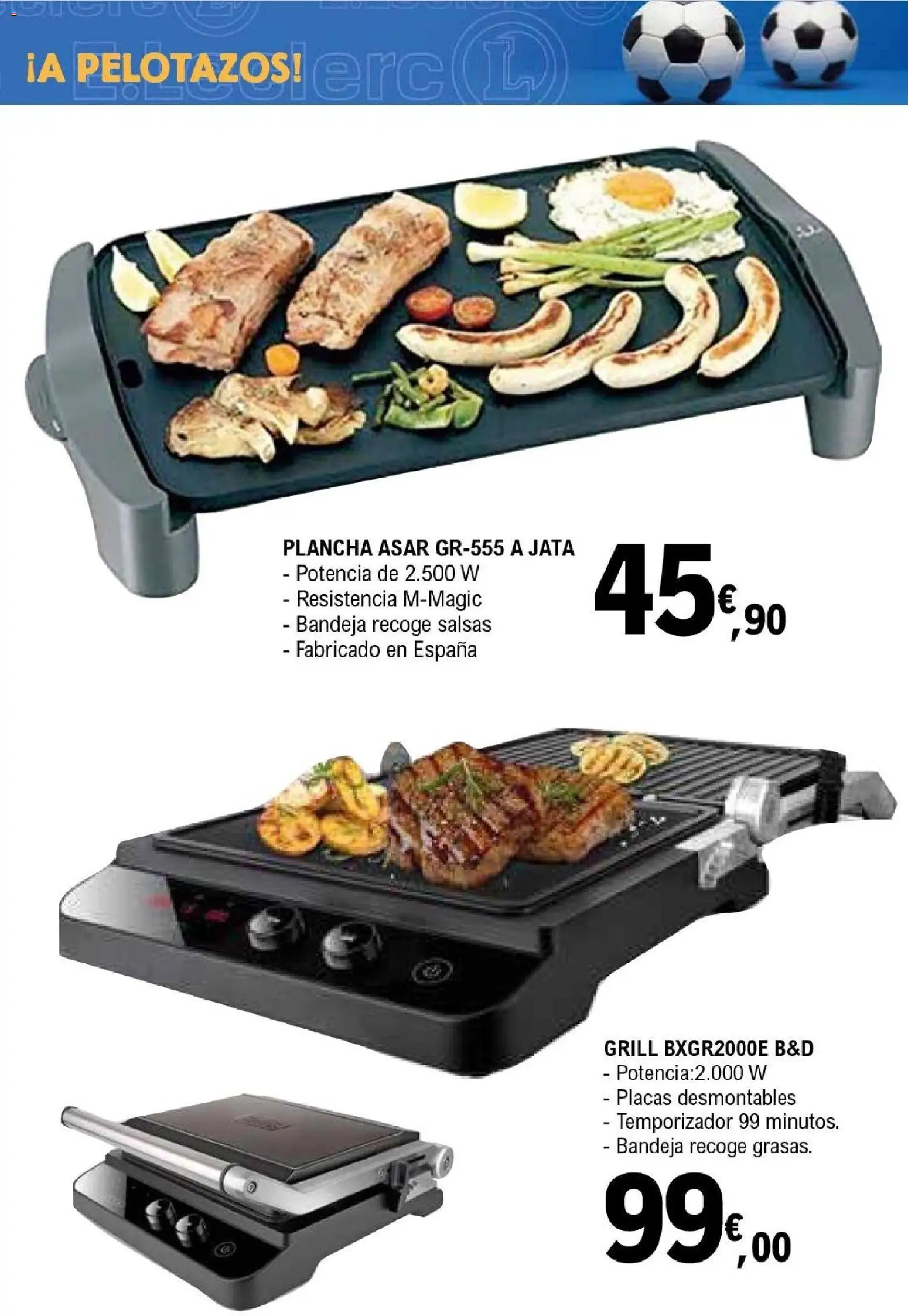 E.Leclerc Pamplona │ válido desde el 01.06.2026 | Página: 33 | Productos: Plancha, Bandeja