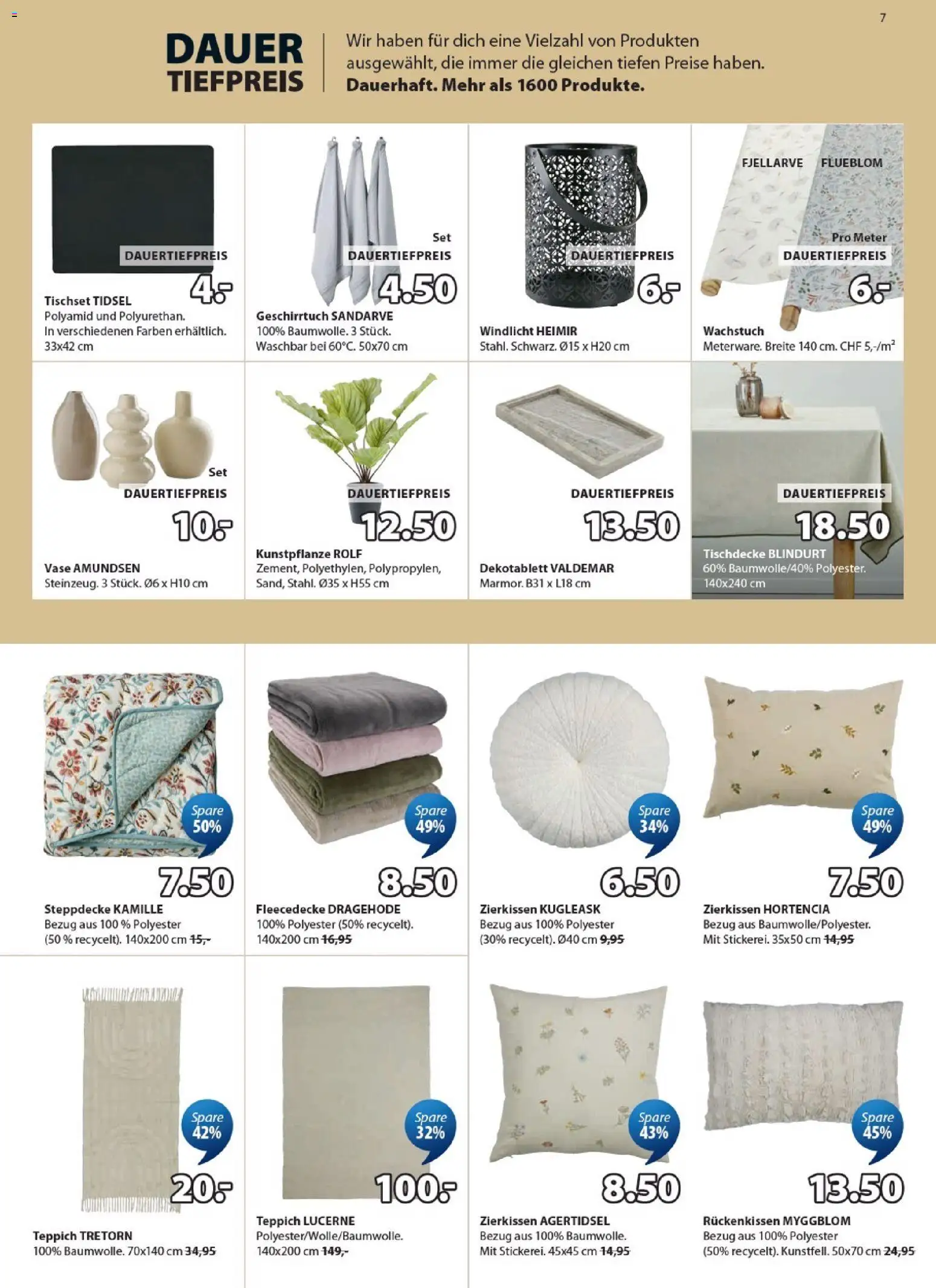 JYSK aktionen – gültig ab 27.05.2026 | Seite: 7 | Produkte: Teppich, Vase