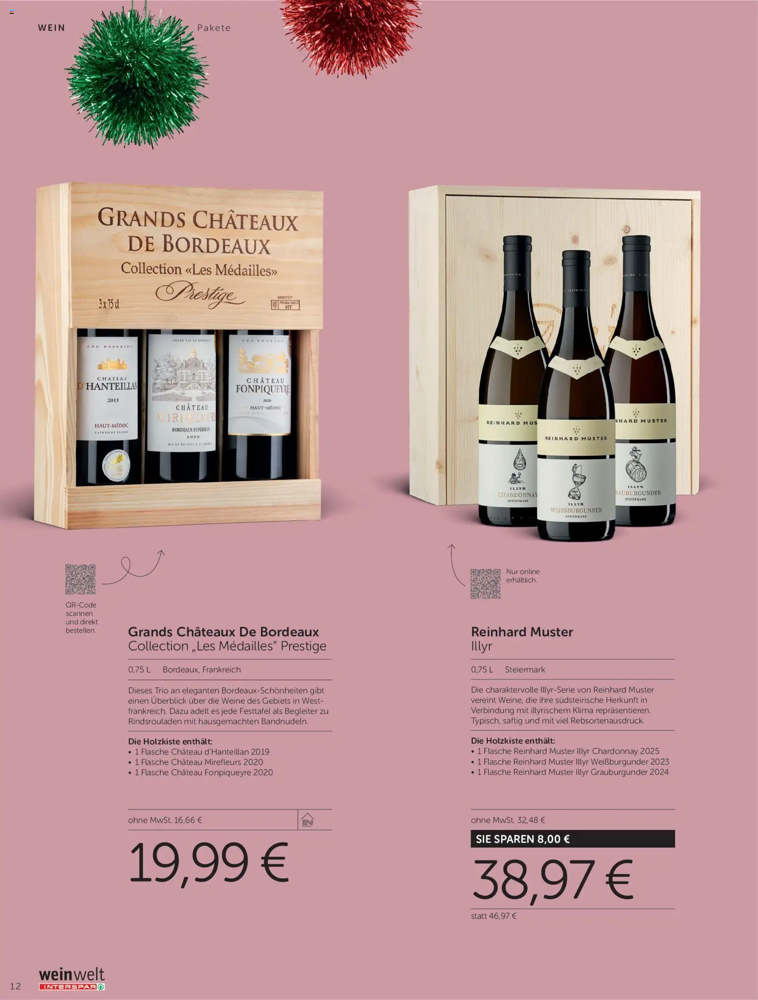 Interspar GESCHENKE WELT gültig ab 13.10.2026 | Seite: 12 | Produkte: Wein