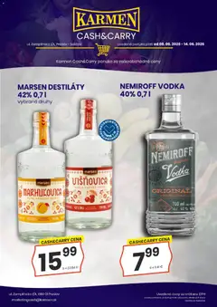 KARMEN CBA leták platný od 08.06.2026