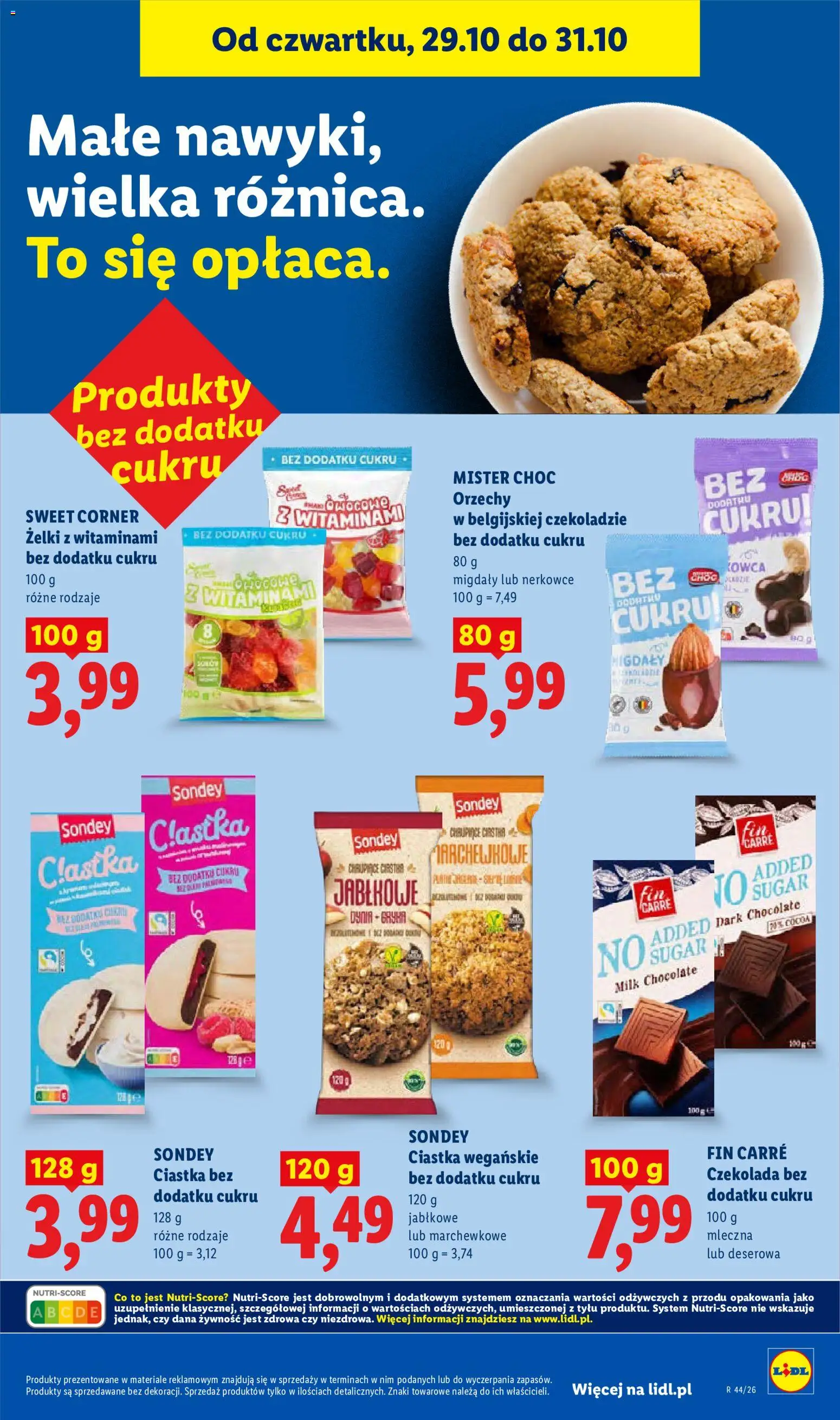 Lidl Polsko leták od 29.10.2026 | Strana: 79 | Produkty: Mister Choc, Milk chocolate