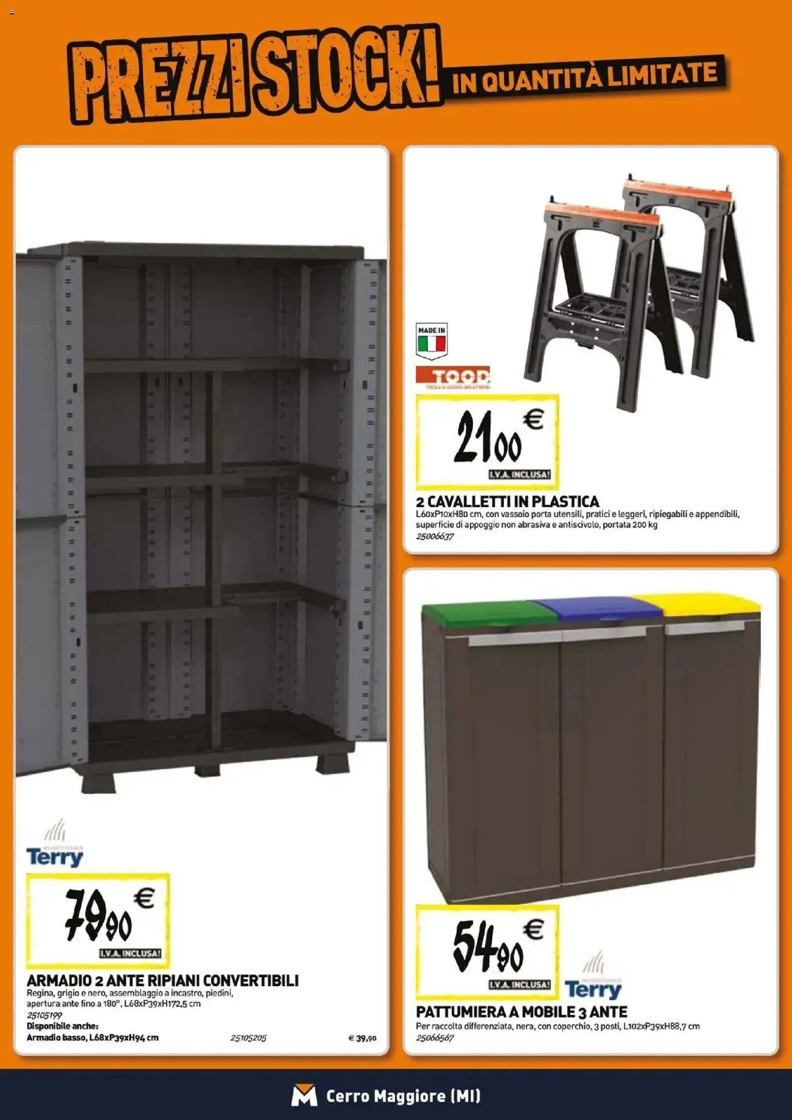 Nuovo Tecnomat catalogo dal 29/10/2026 > offerte anteprima 🛍️ | Pagina: 18 | Prodotti: Mobile, Porta, Pattumiera, Armadio