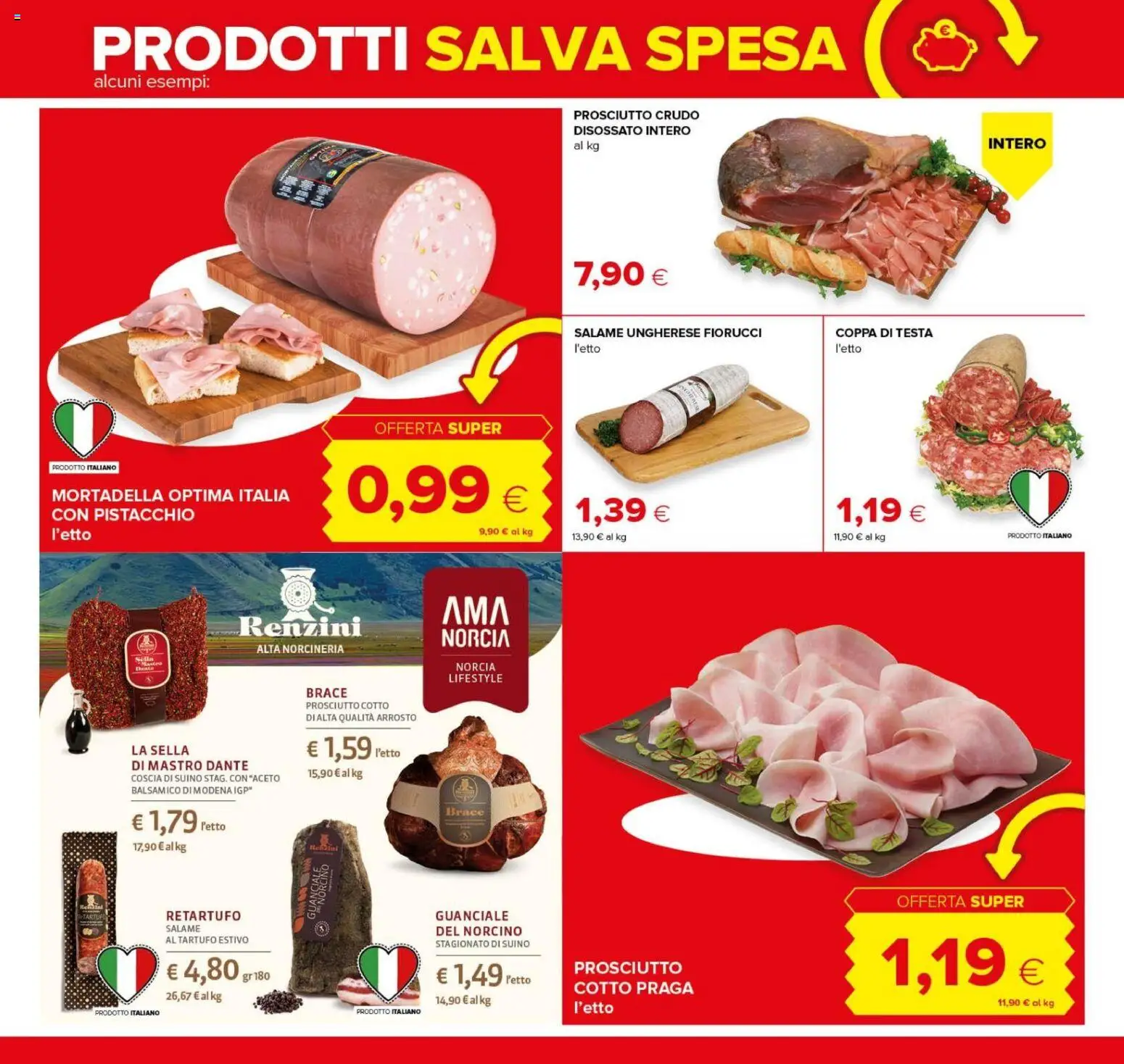 Volantino Oasi del 08/10/2026 | Pagina: 6 | Prodotti: Arrosto, Prosciutto Cotto, Salame, Guanciale