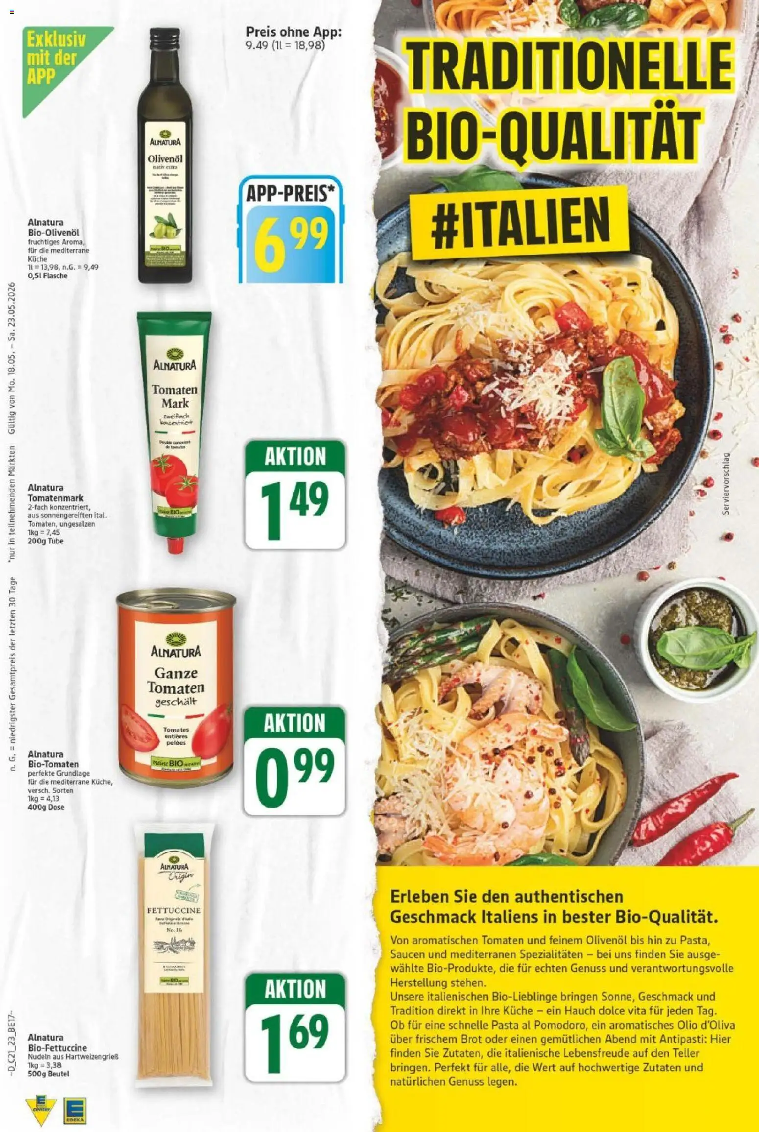 E center Prospekt 	 – gültig ab 18.05.2026 | Seite: 25 | Produkte: Olivenol, Küche, Tomaten, Pasta