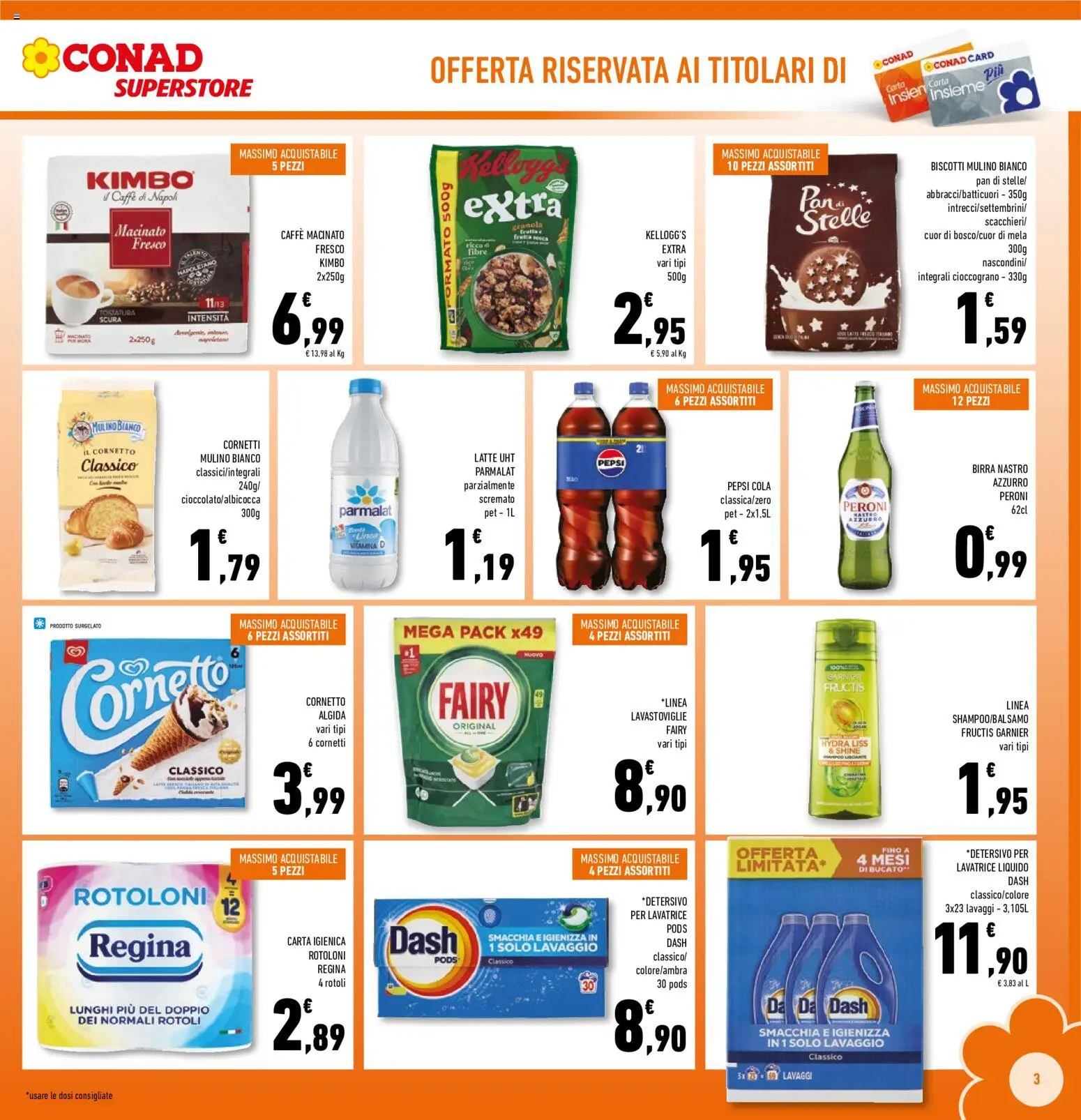 Volantino Conad del 26/08/2026 | Pagina: 3