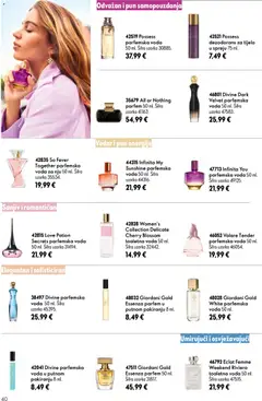 Oriflame Katalog - Pregled kataloga iz trgovine Oriflame, vrijedi od 24.06.2026 | Stranica: 40 | Proizvodi: Parfem, Dezodorans, Voda